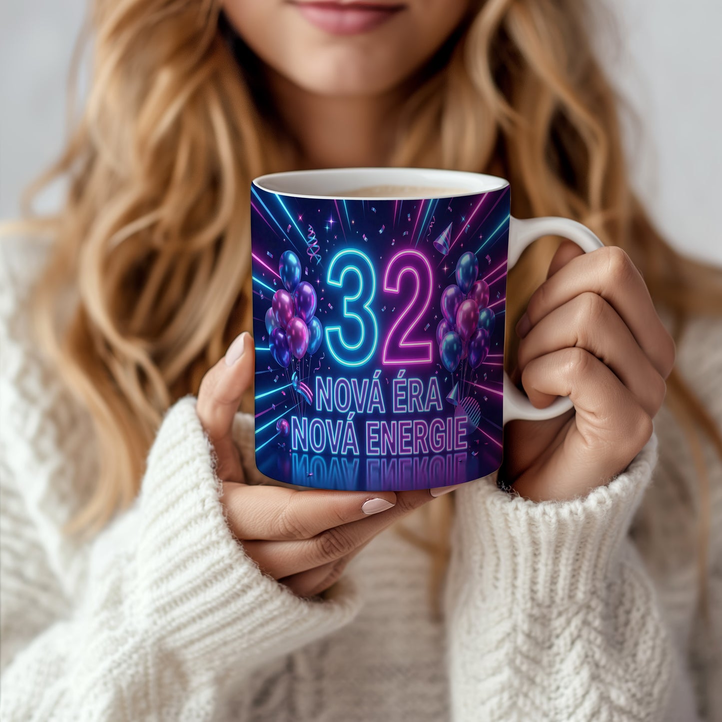 Narozeninový hrnek 32 let – NOVÁ ÉRA NOVÁ ENERGIE