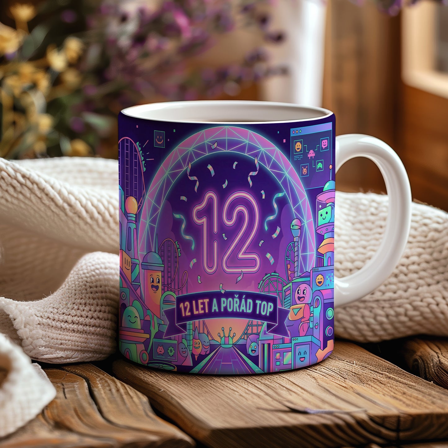 Narozeninový hrnek 12 let – 12 LET A POŘÁD TOP