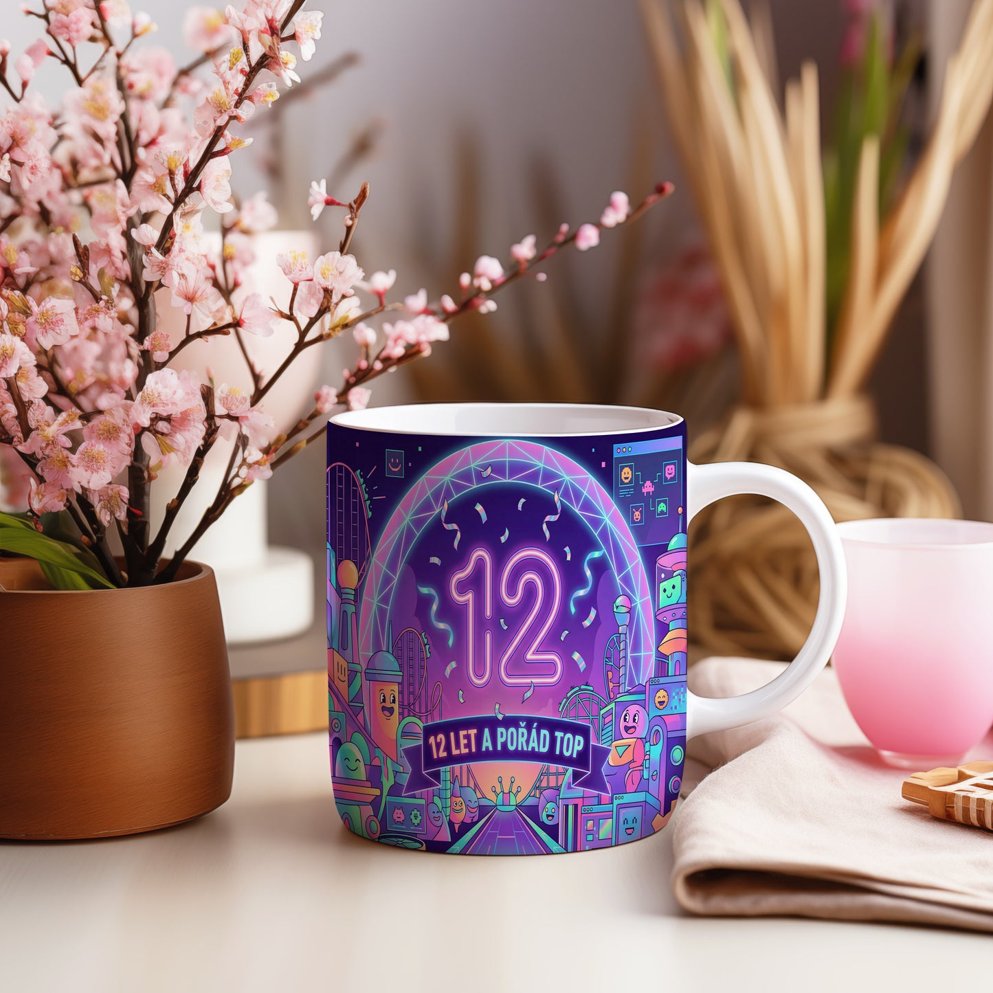 Narozeninový hrnek 12 let – 12 LET A POŘÁD TOP