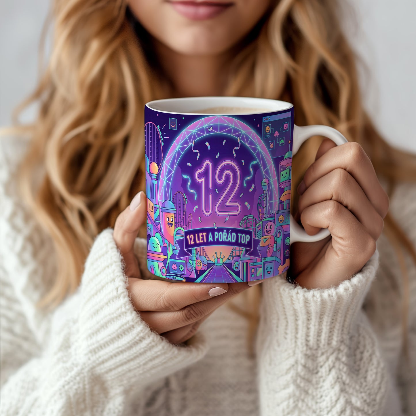 Narozeninový hrnek 12 let – 12 LET A POŘÁD TOP