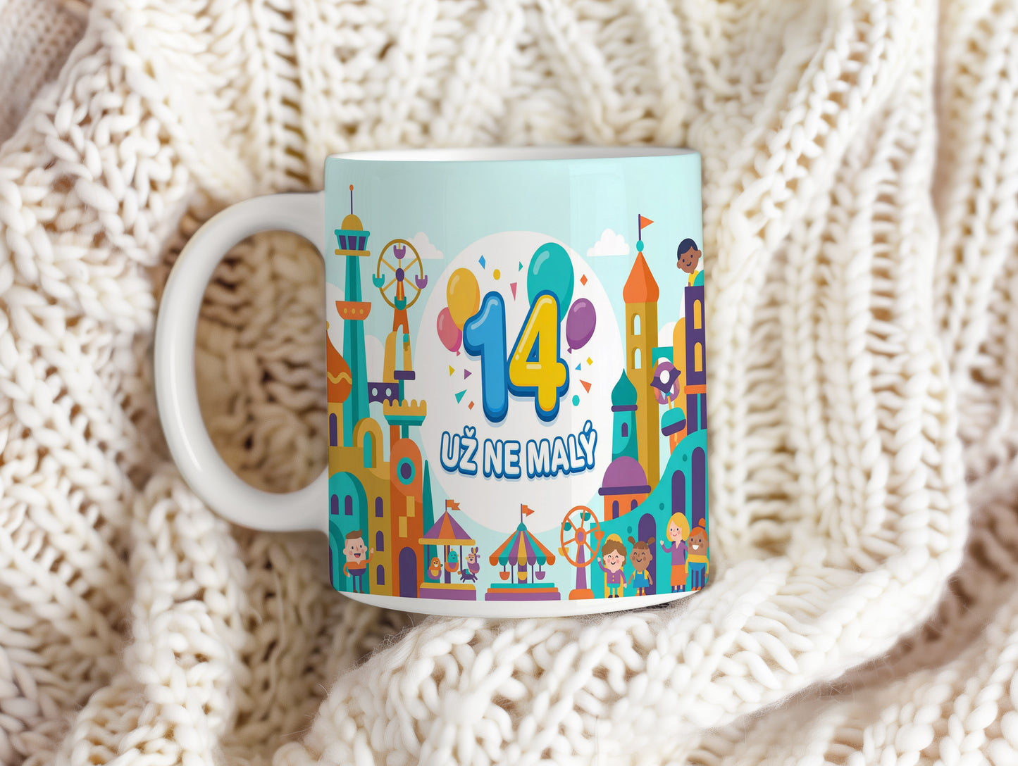 Narozeninový hrnek 14 let – UŽ NE MALÝ