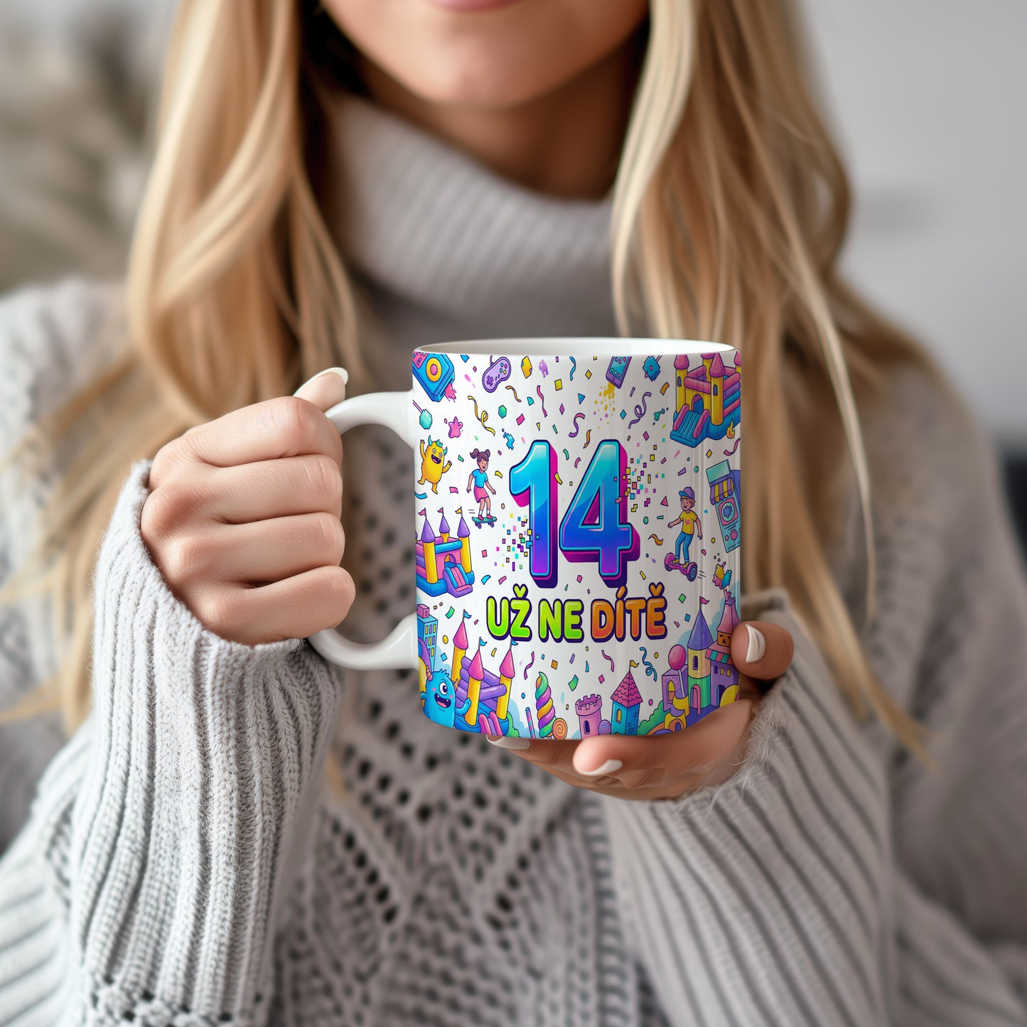 Narozeninový hrnek 14 let – UŽ NE DÍTĚ