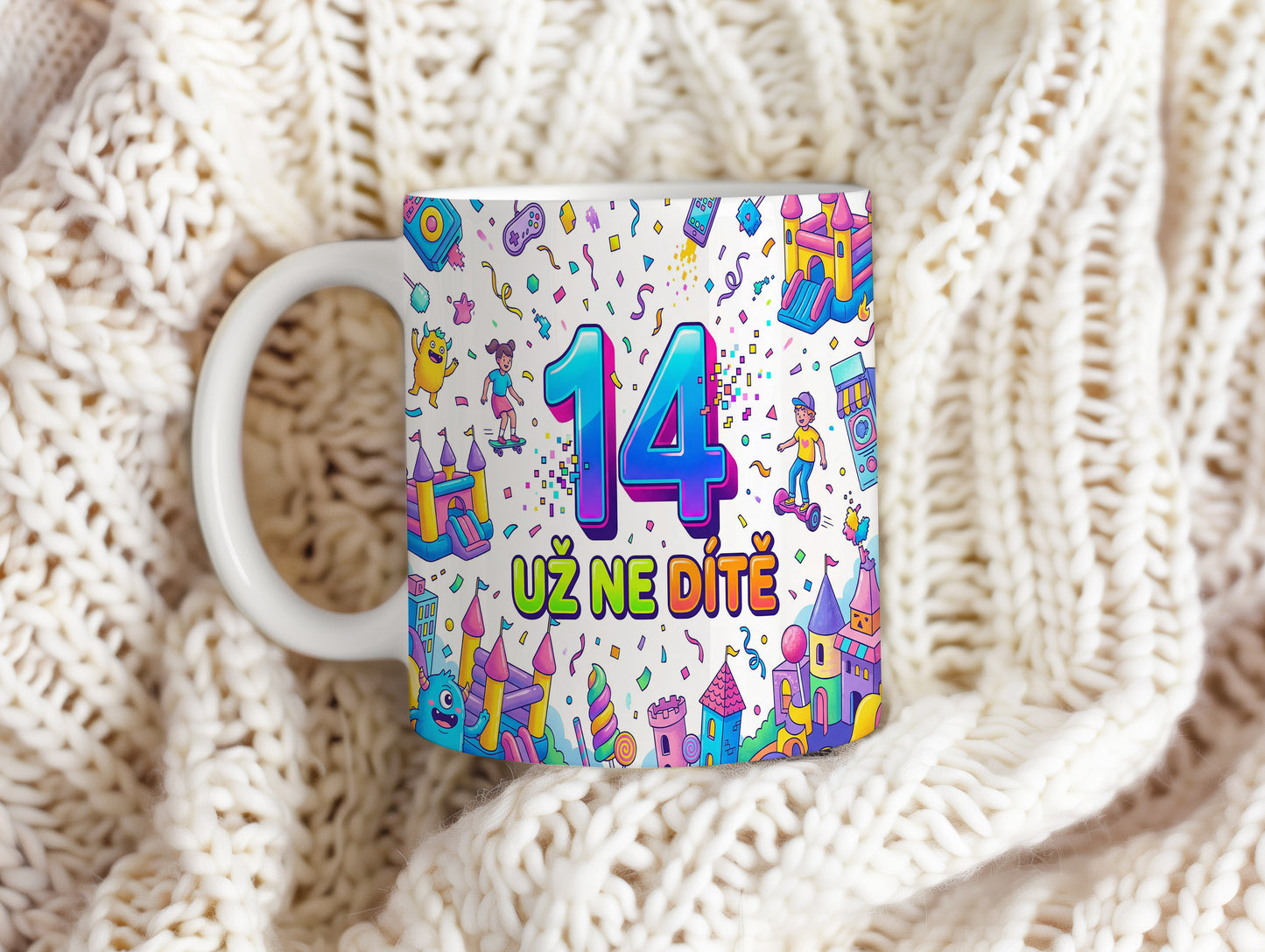 Narozeninový hrnek 14 let – UŽ NE DÍTĚ
