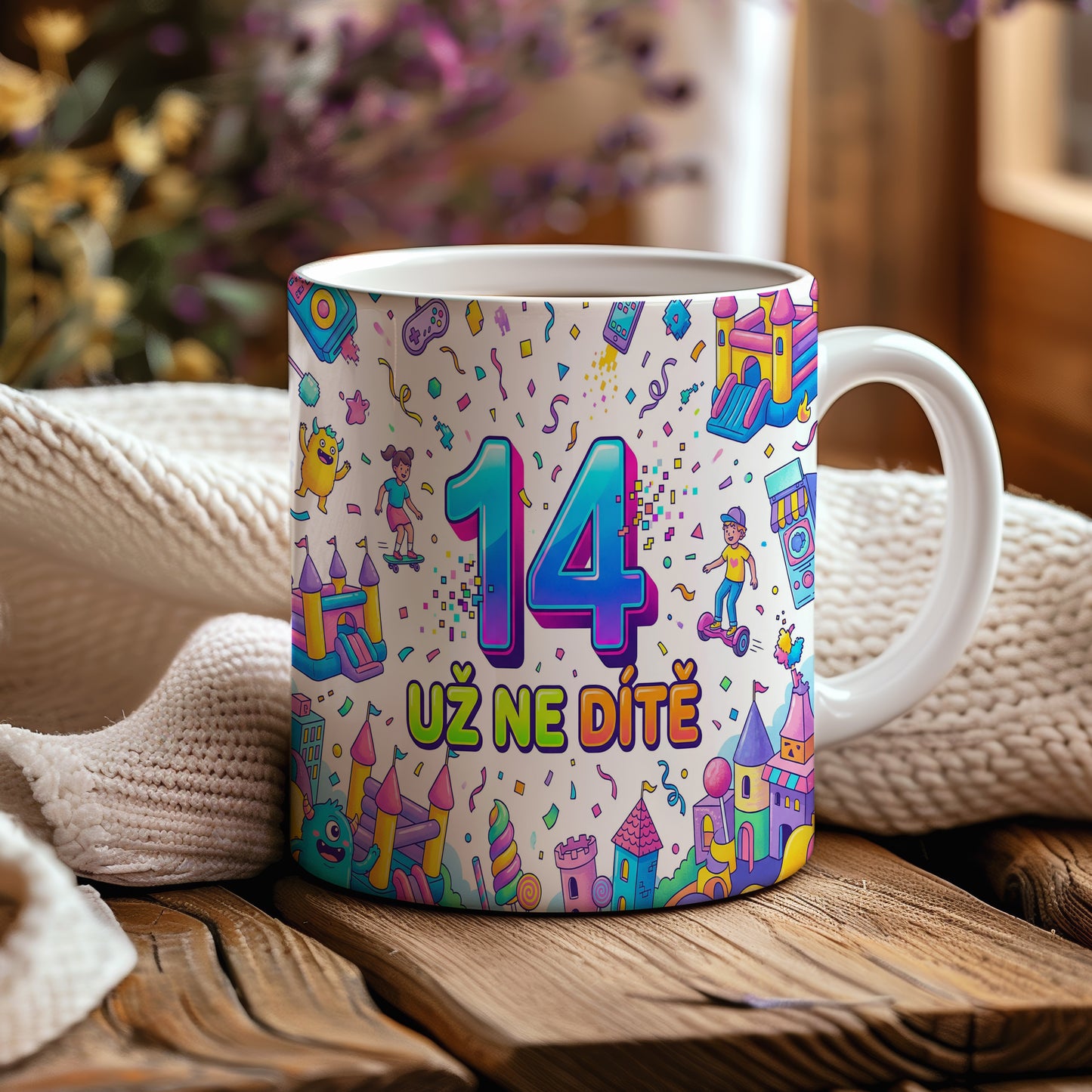 Narozeninový hrnek 14 let – UŽ NE DÍTĚ