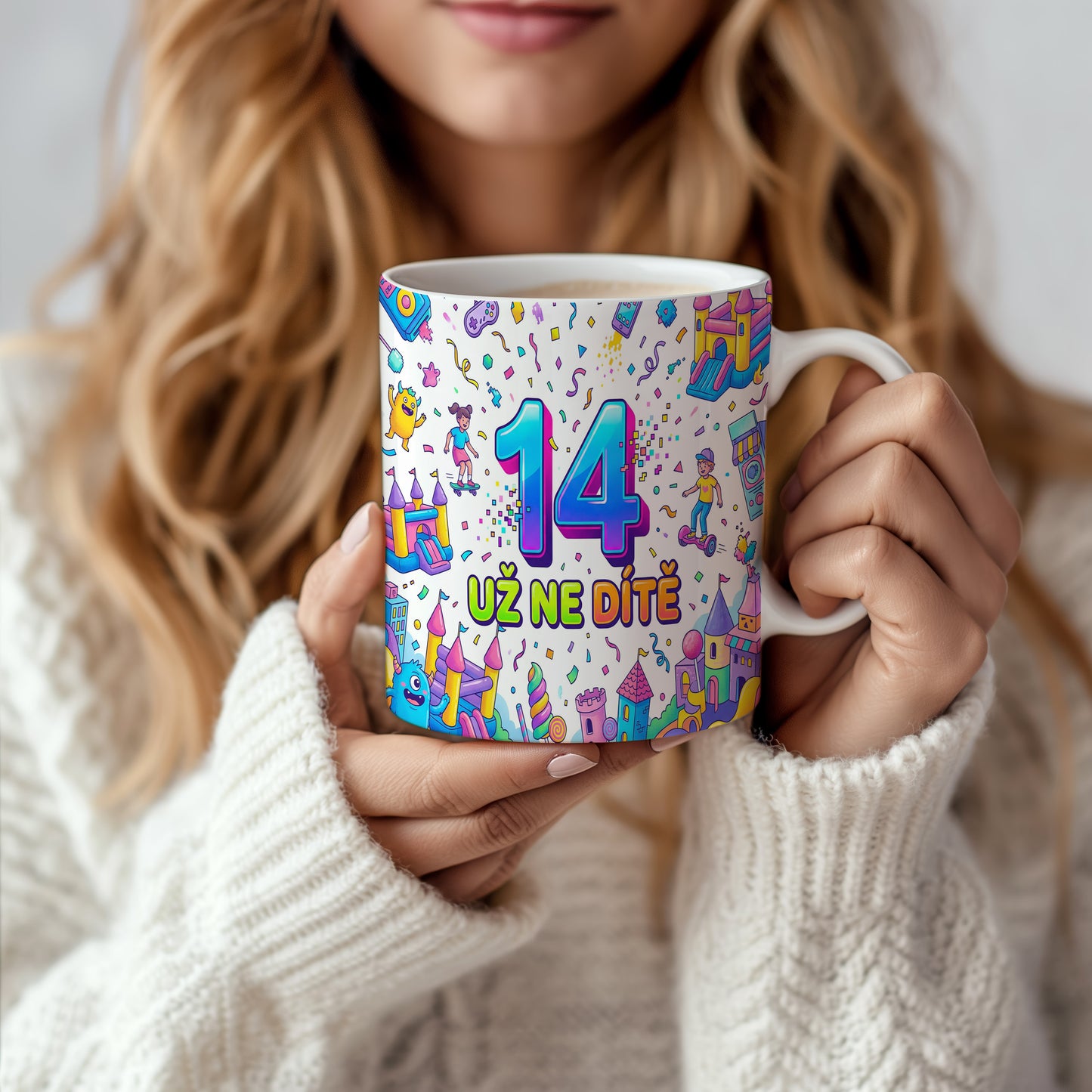 Narozeninový hrnek 14 let – UŽ NE DÍTĚ