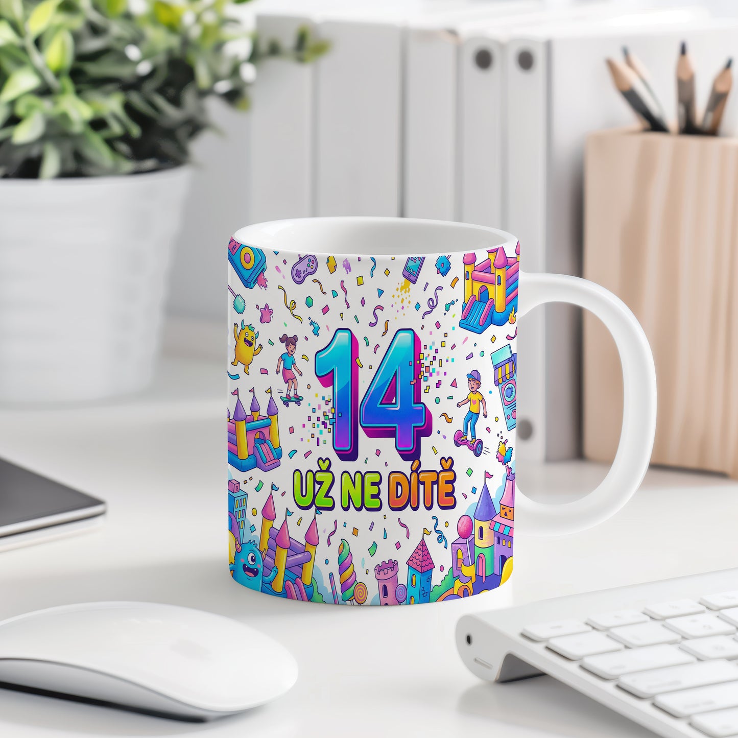 Narozeninový hrnek 14 let – UŽ NE DÍTĚ