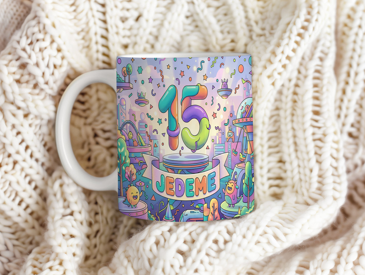 Narozeninový hrnek 15 let – JEDEME
