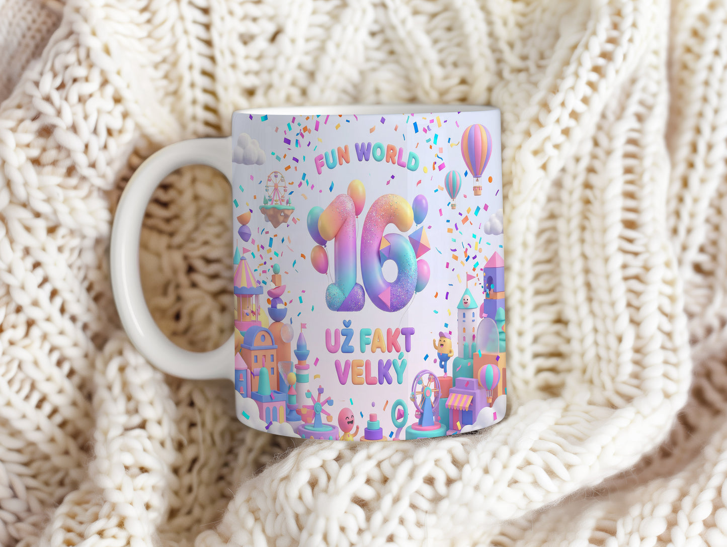Narozeninový hrnek 16 let – UŽ FAKT VELKÝ