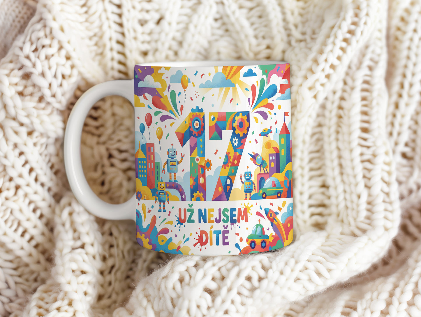 Narozeninový hrnek 17 let – UŽ NEJSEM DÍTĚ