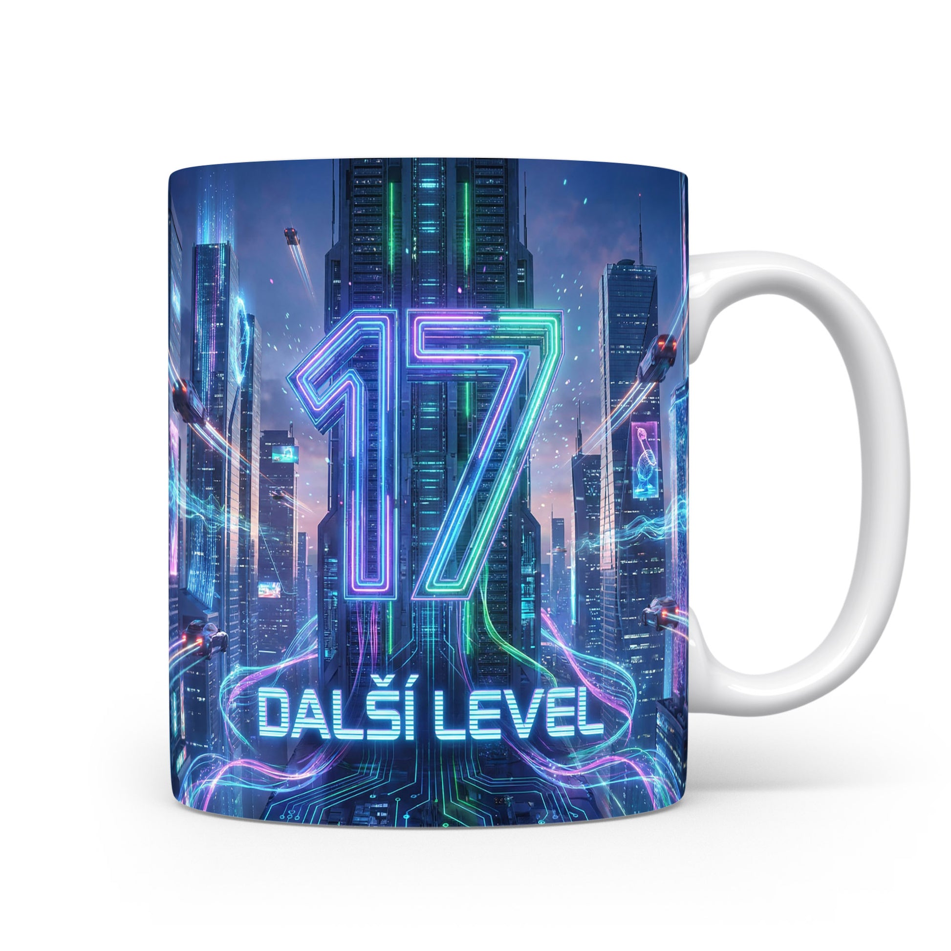 Hrnček s nápisem Další level