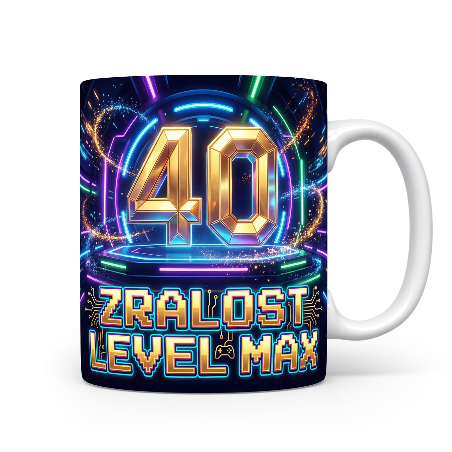 Hrnček s nápisem ZRALOST LEVEL MAX