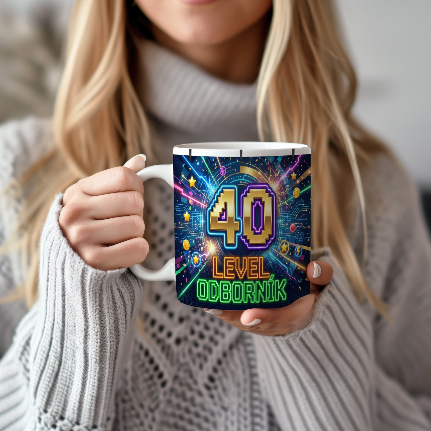 Narozeninový hrnek 40 let – LEVEL ODBORNÍK