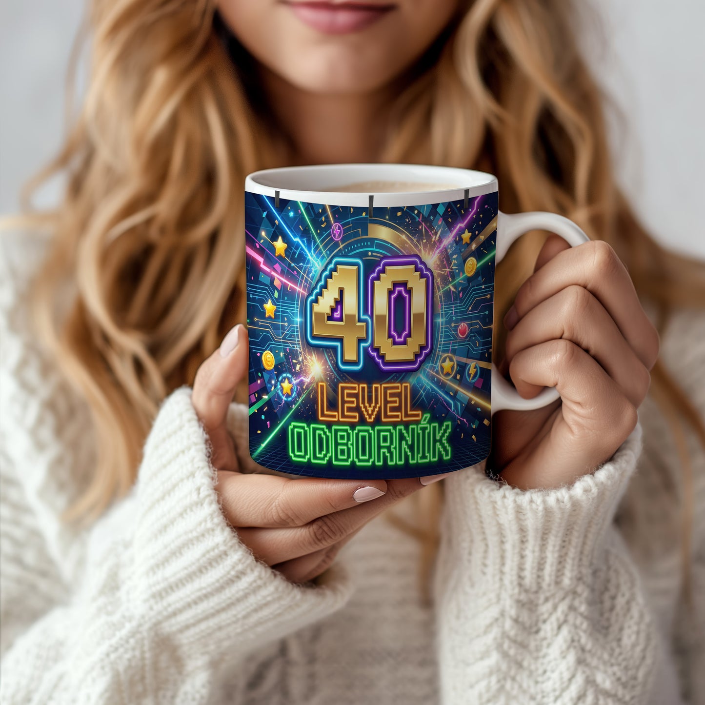 Narozeninový hrnek 40 let – LEVEL ODBORNÍK