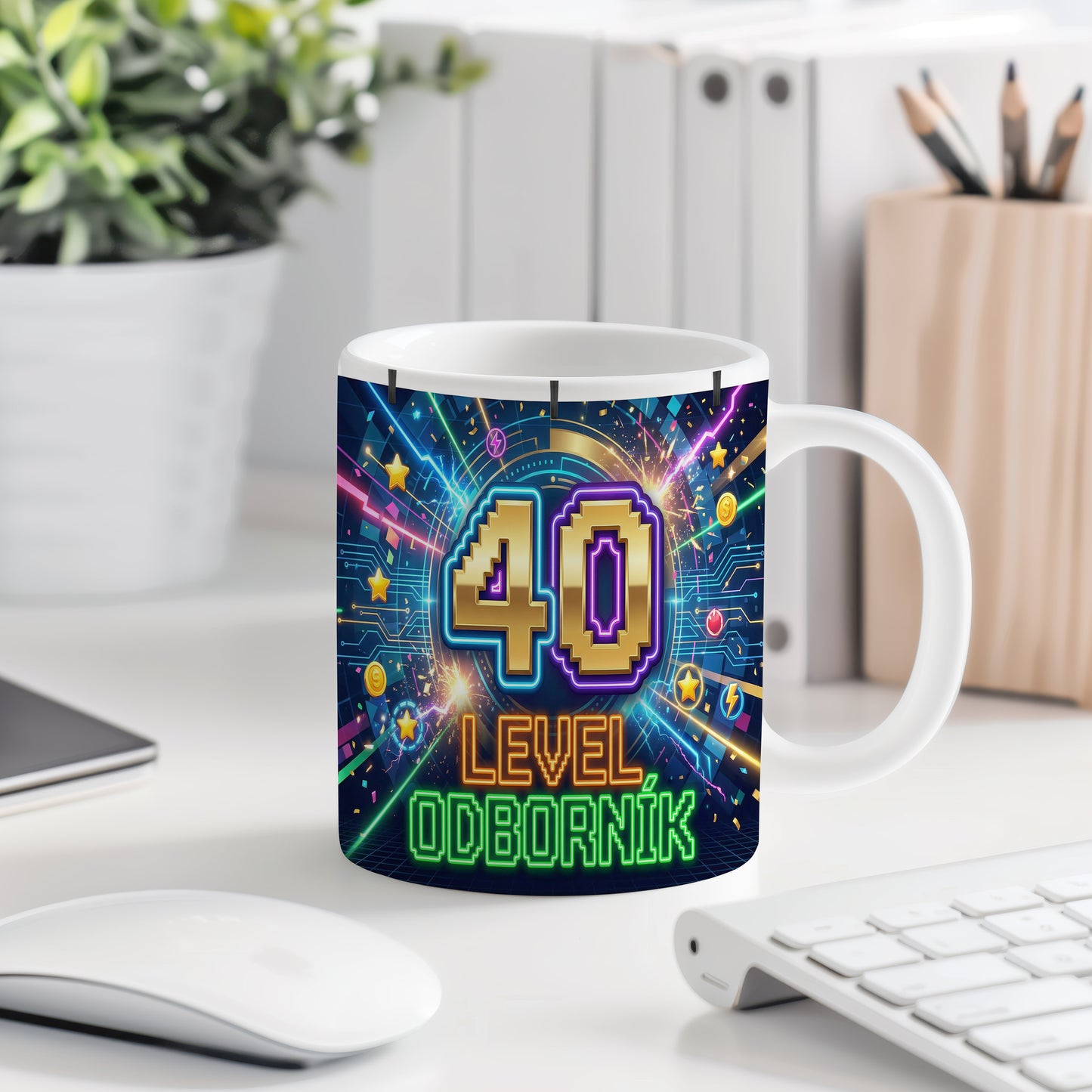 Narozeninový hrnek 40 let – LEVEL ODBORNÍK