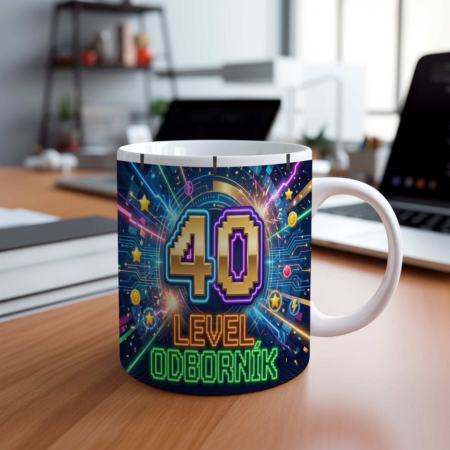 Narozeninový hrnek 40 let – LEVEL ODBORNÍK