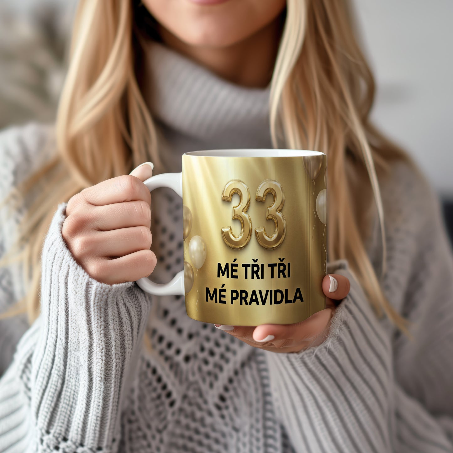 Narozeninový hrnek 33 let – MÉ TŘI TŘI MÉ PRAVIDLA