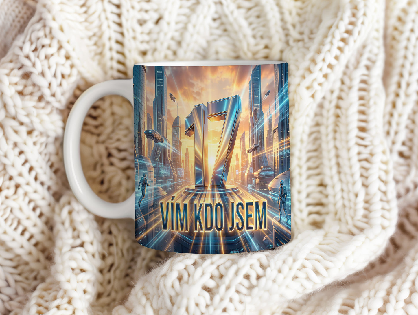 Narozeninový hrnek 17 let – VÍM KDO JSEM