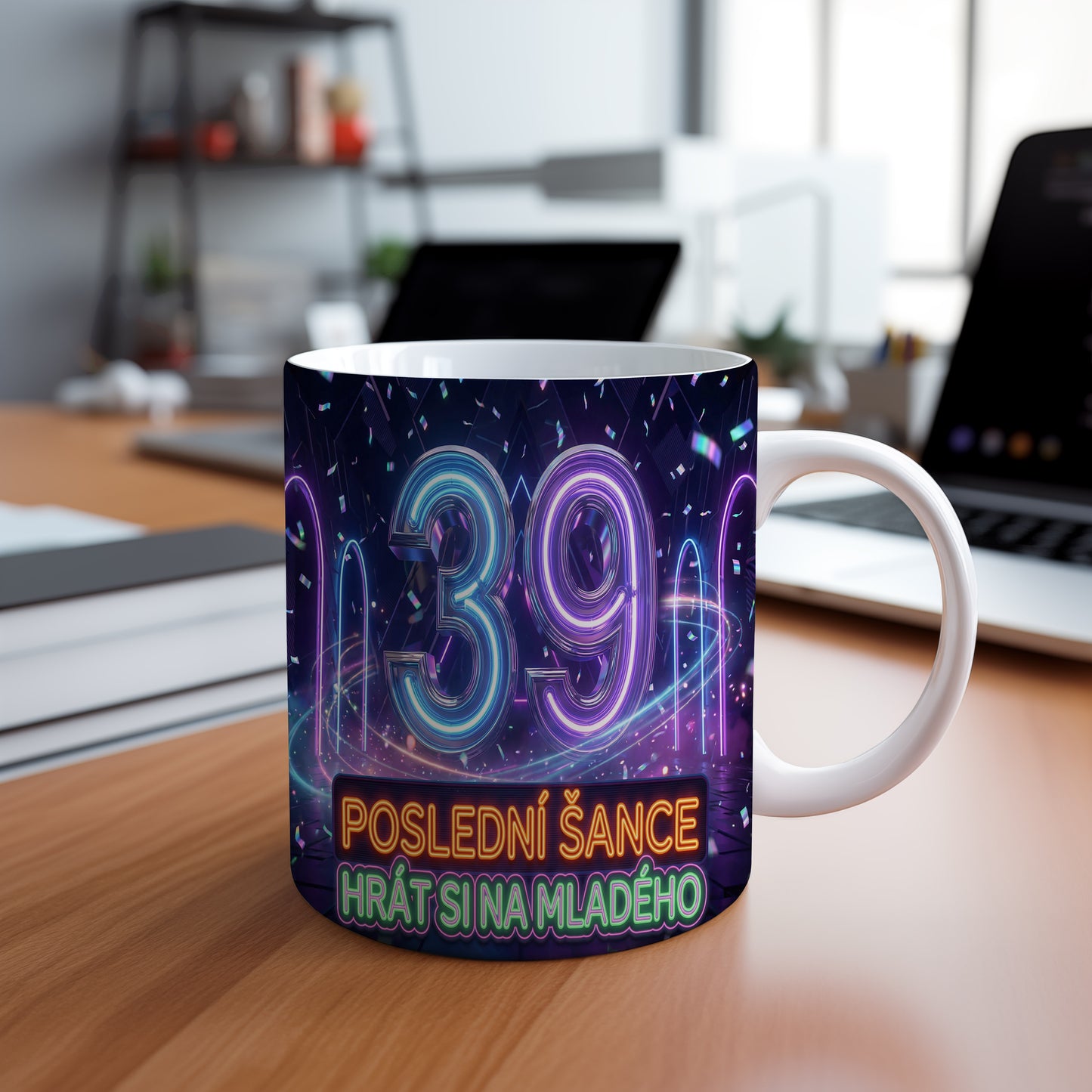 Narozeninový hrnek 39 let – POSLEDNÍ ŠANCE HRÁT SI NA MLADÉHO