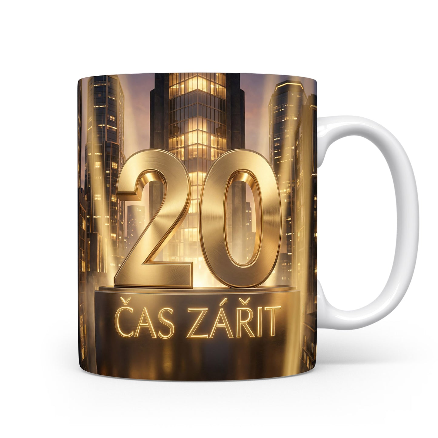 Hrnček s nápisem ČAS ZÁŘIT