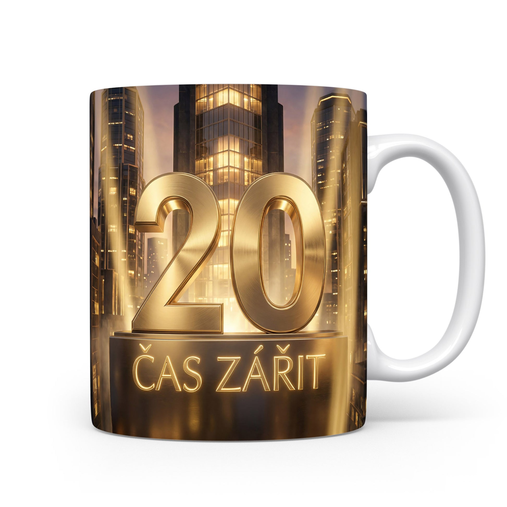 Hrnček s nápisem ČAS ZÁŘIT