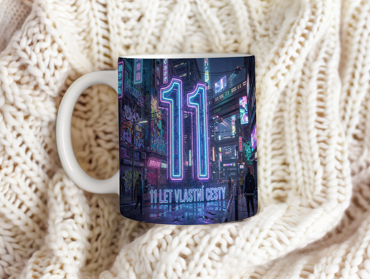 Narozeninový hrnek 11 let – 11 LET VLASTNÍ CESTY