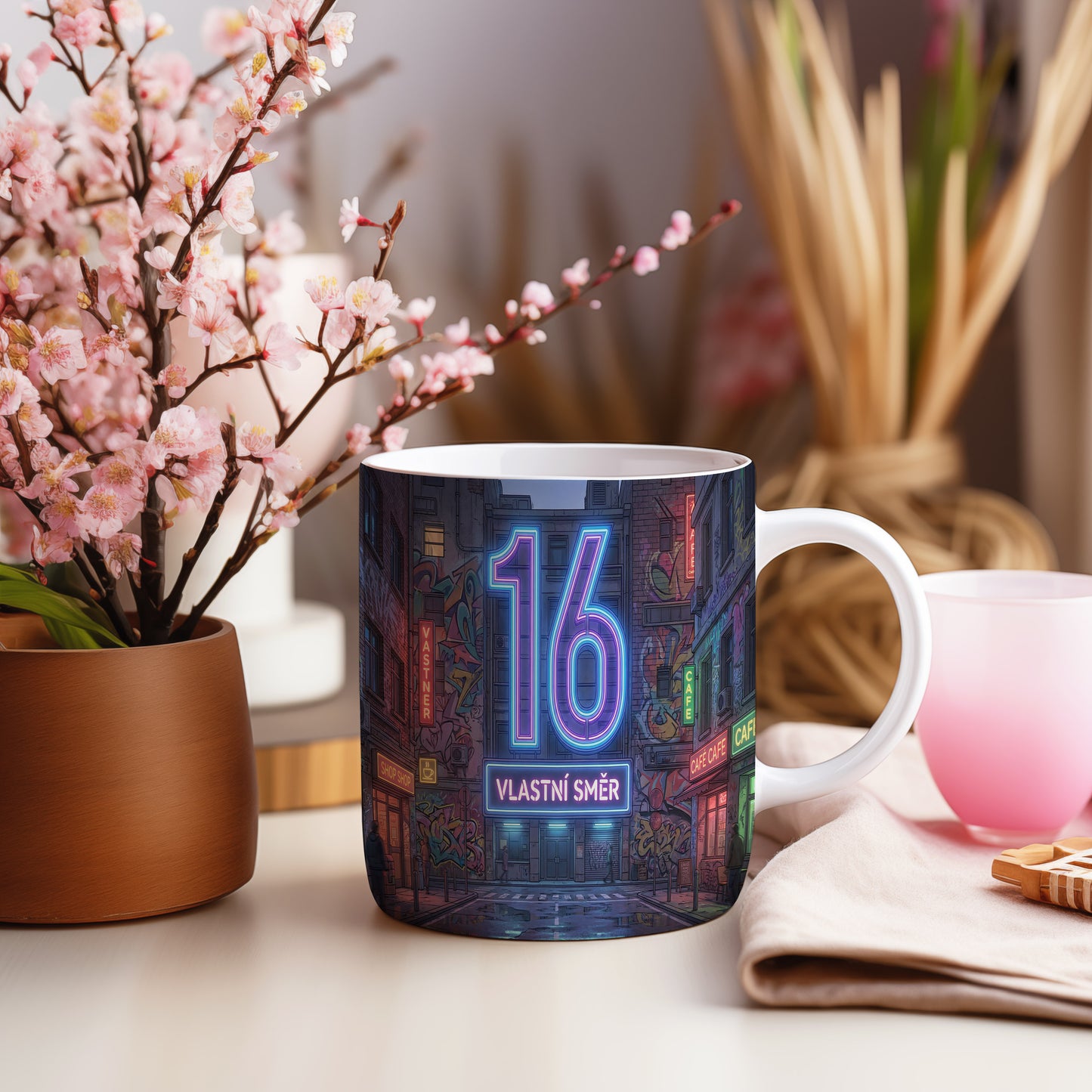 Narozeninový hrnek 16 let – VLASTNÍ SMĚR