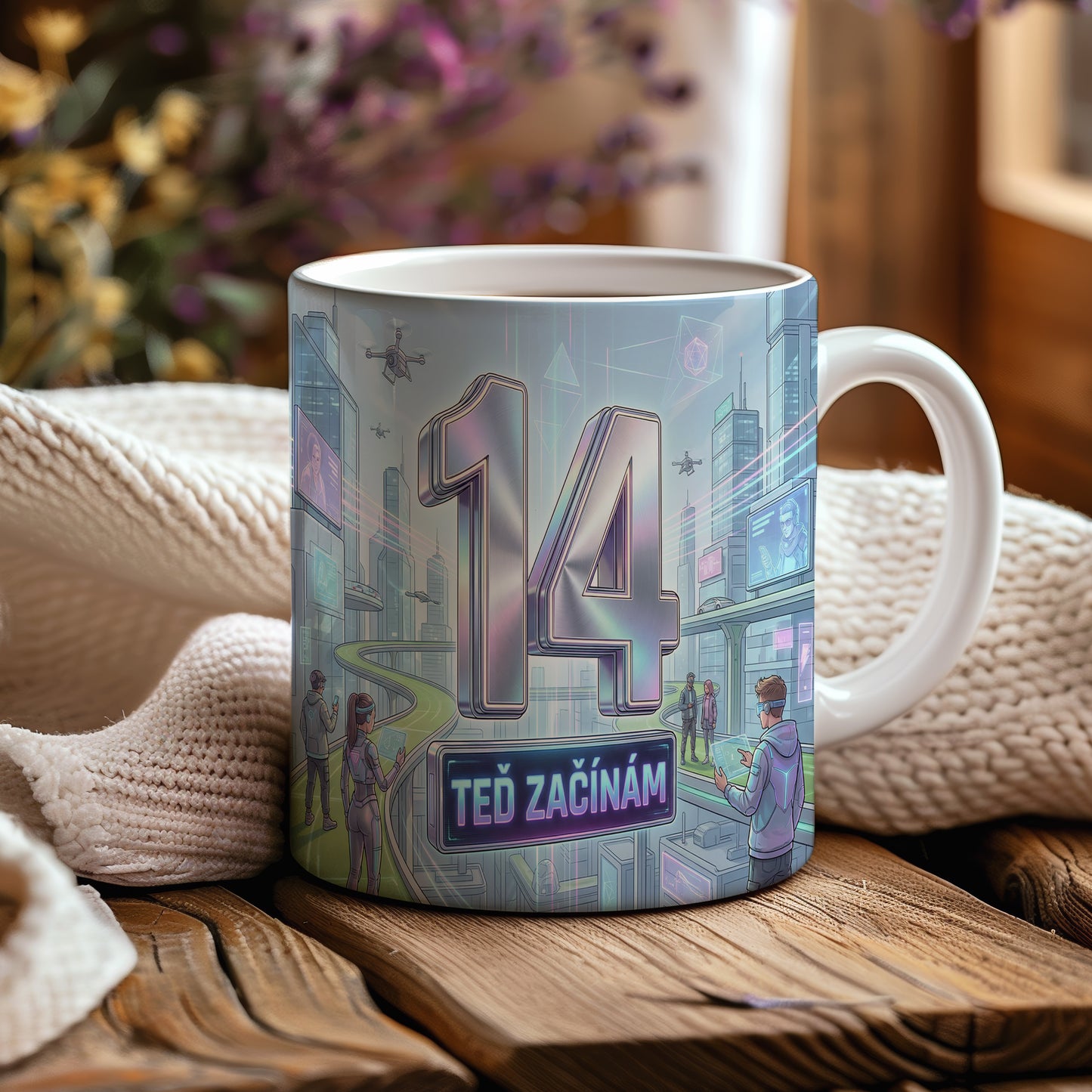 Narozeninový hrnek 14 let – TEĎ ZAČÍNÁM