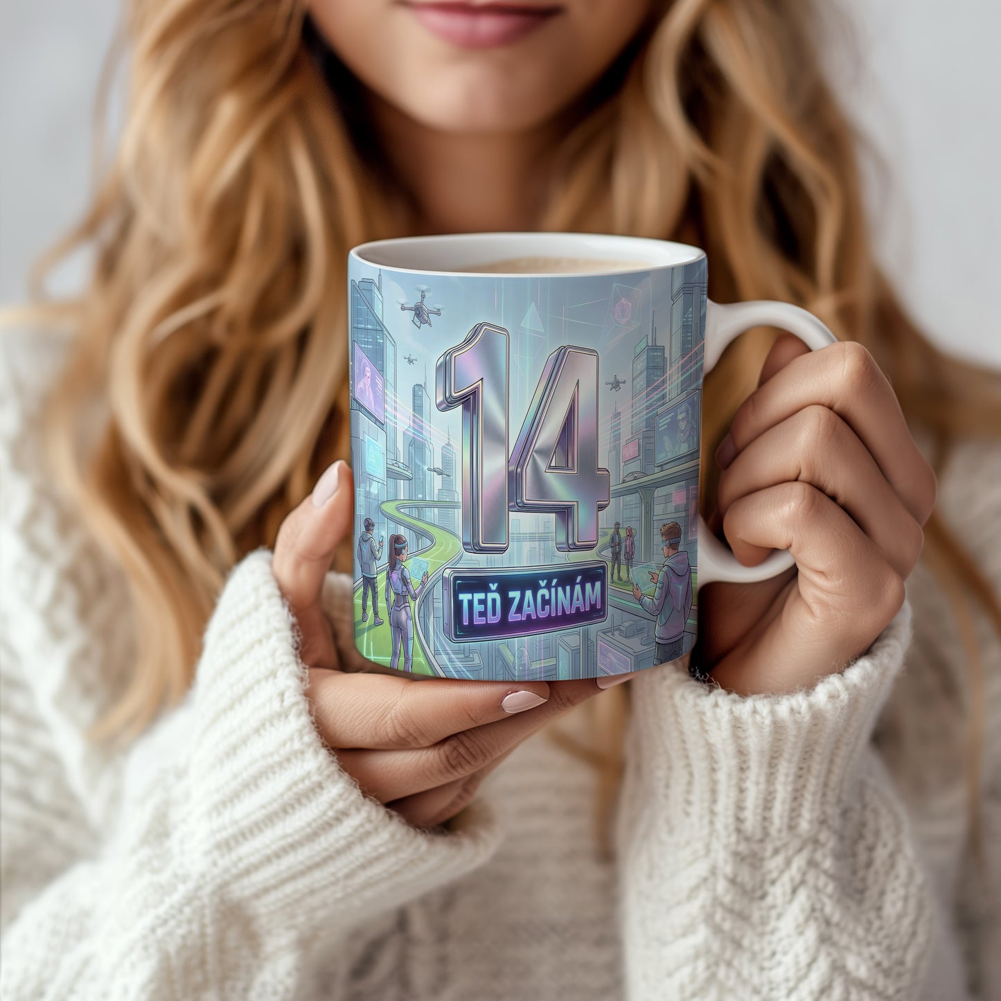 Narozeninový hrnek 14 let – TEĎ ZAČÍNÁM