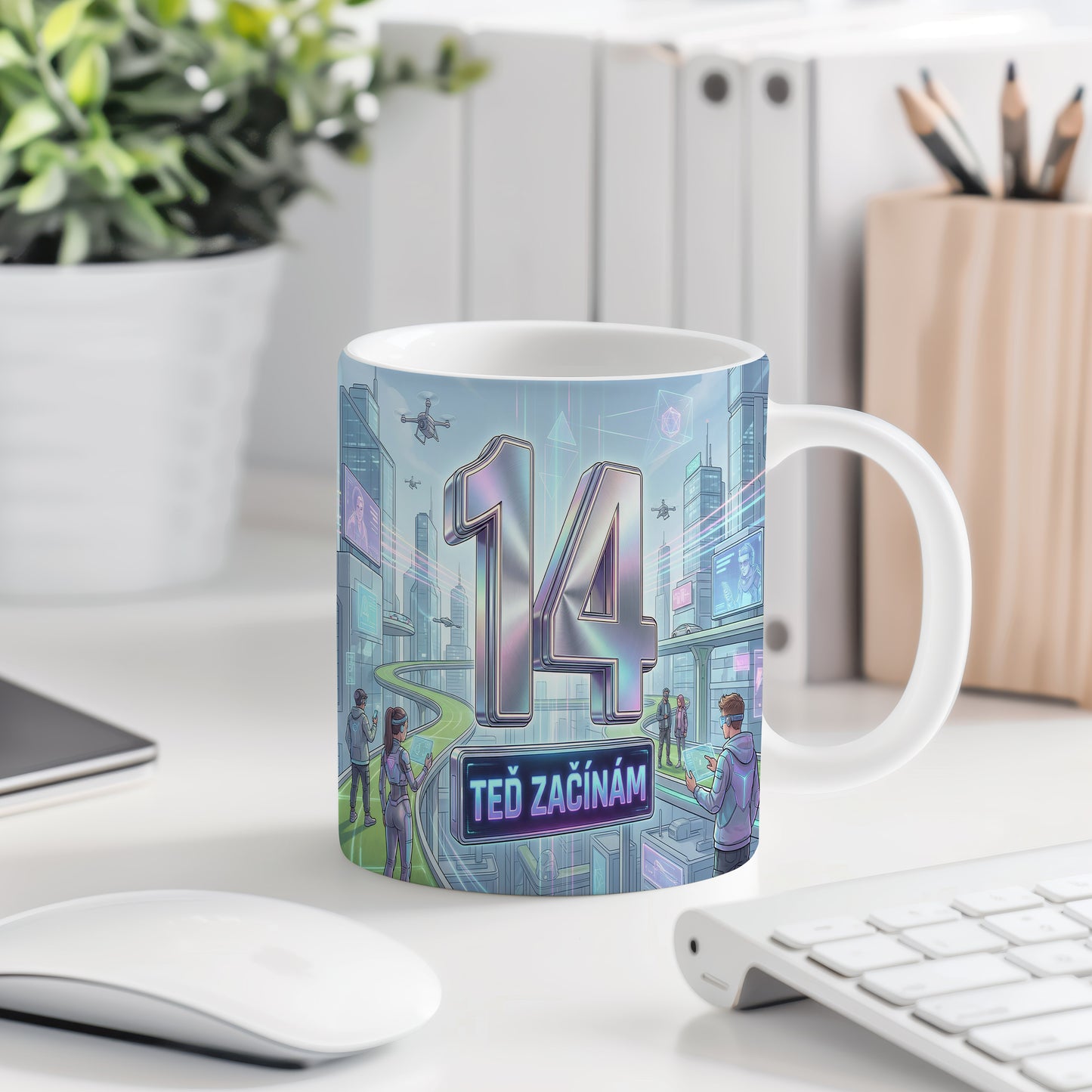 Narozeninový hrnek 14 let – TEĎ ZAČÍNÁM