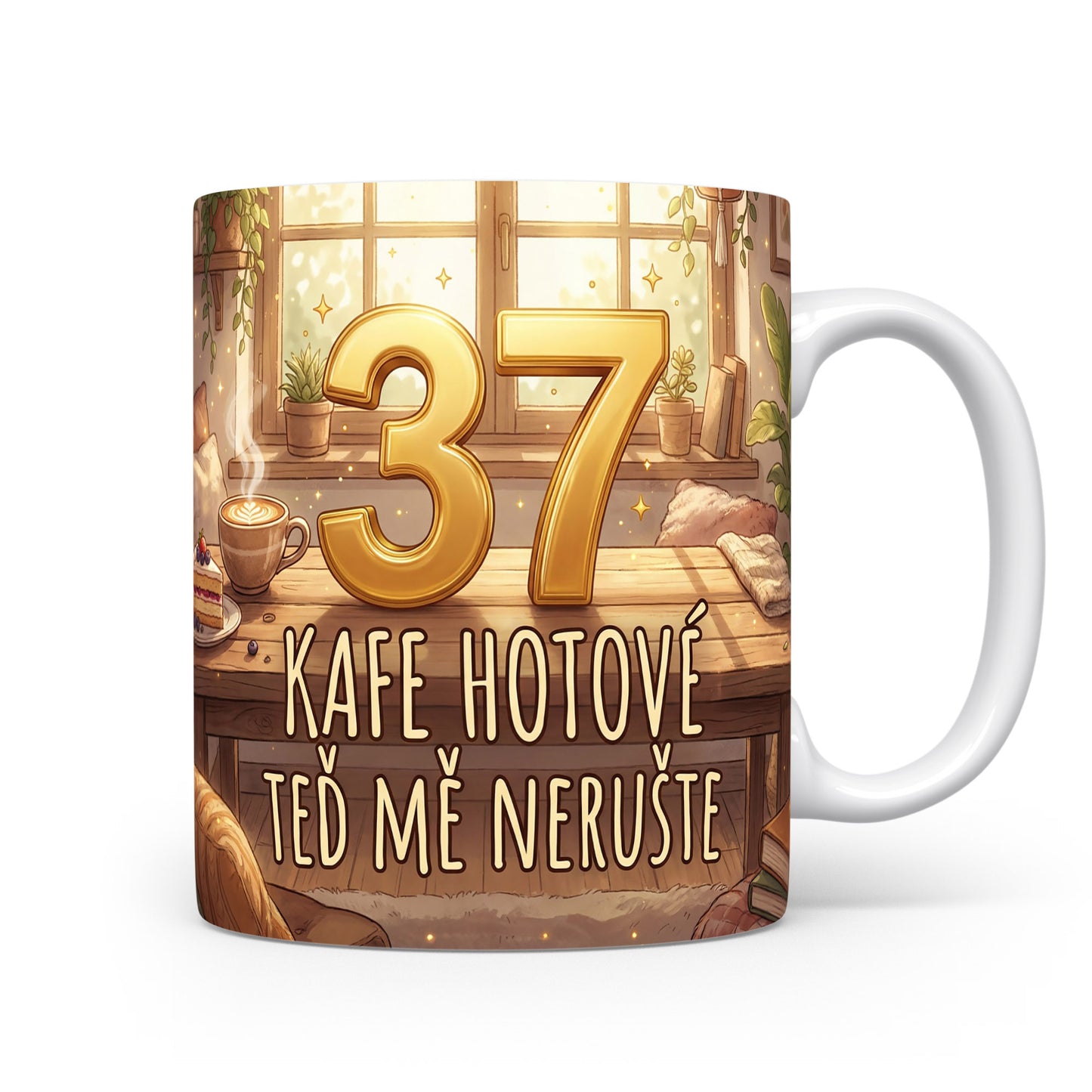 Narozeninový hrnek s věkem 37 a hláškou