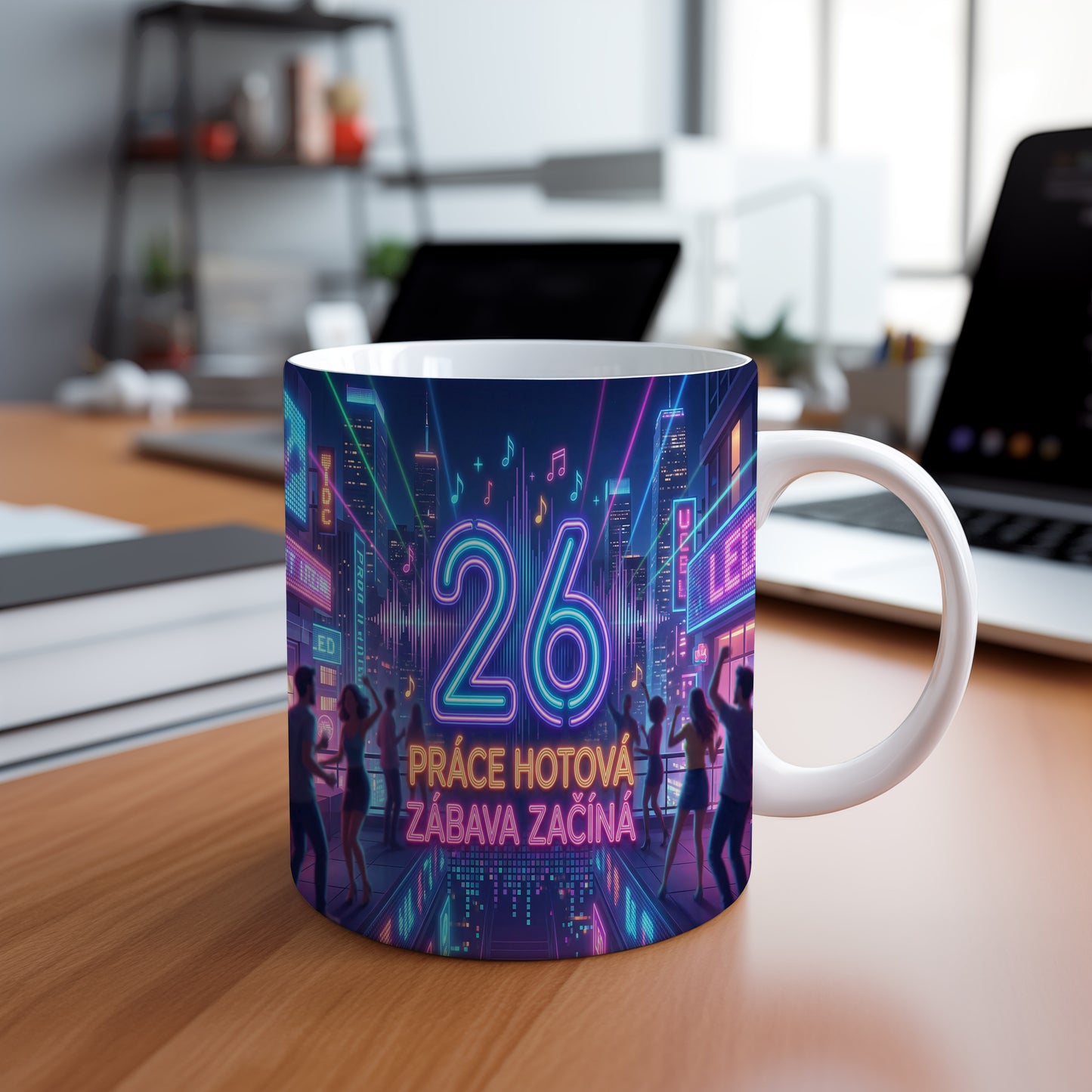 Narozeninový hrnek 26 let – PRÁCE HOTOVÁ ZÁBAVA ZAČÍNÁ