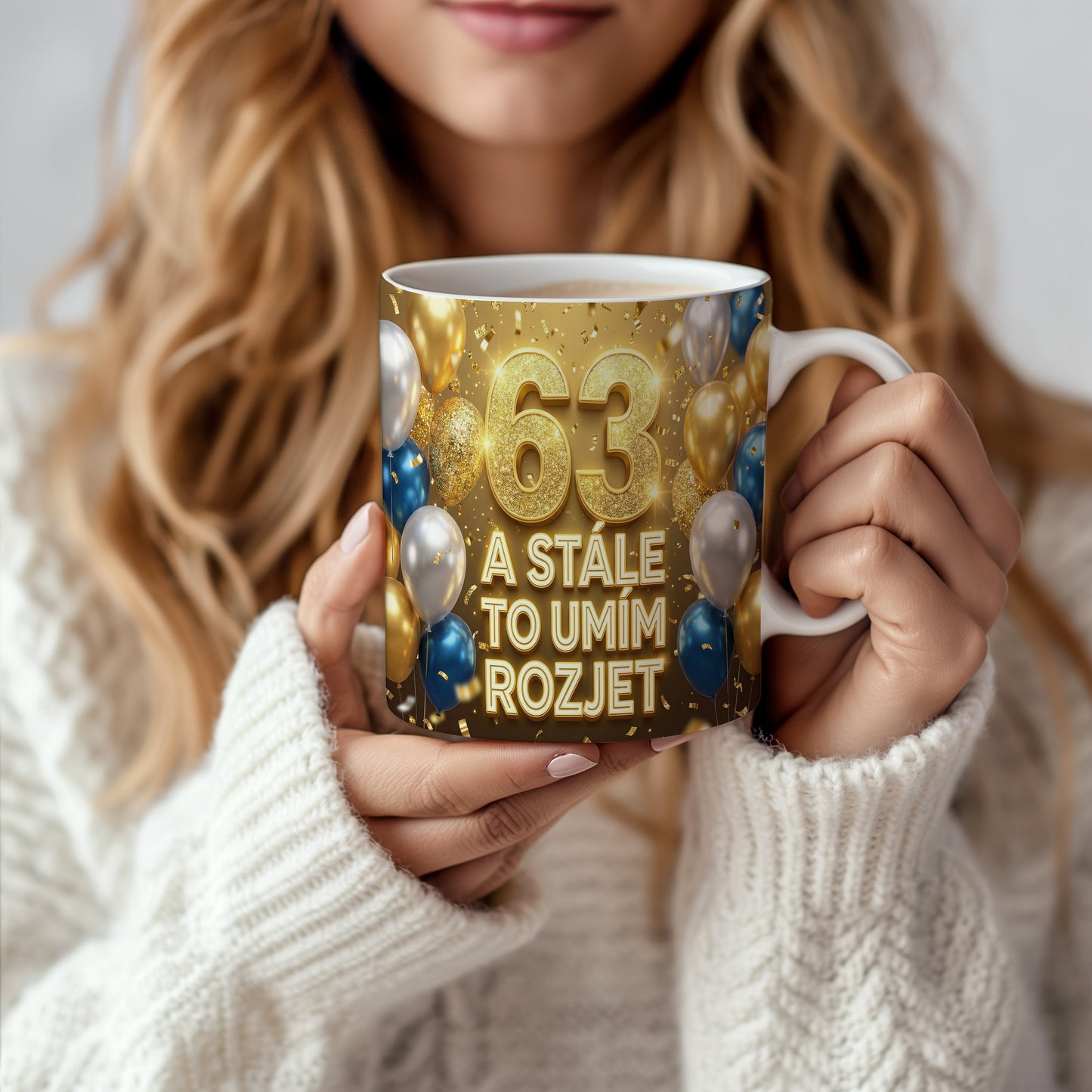 Narozeninový hrnek 63 let – A STÁLE TO UMÍM ROZJET