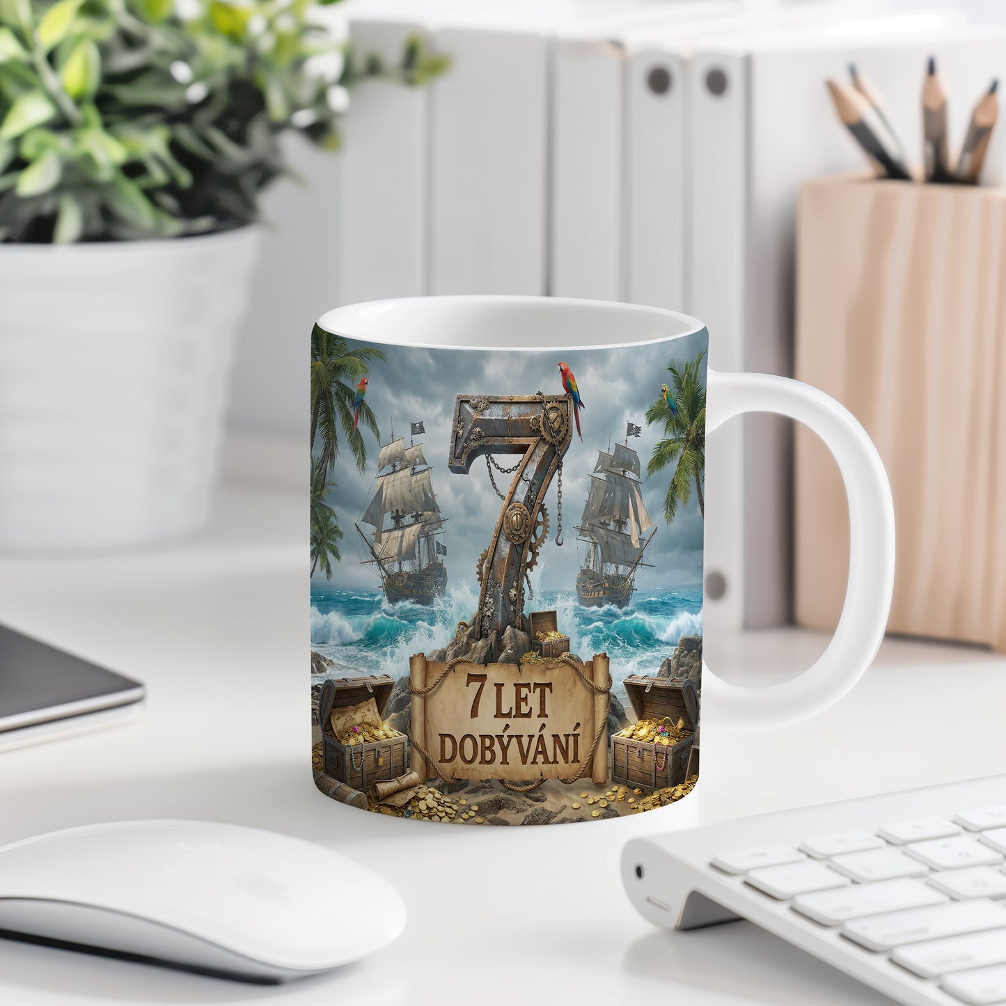 Narozeninový hrnek 7 let – LET DOBÝVÁNÍ