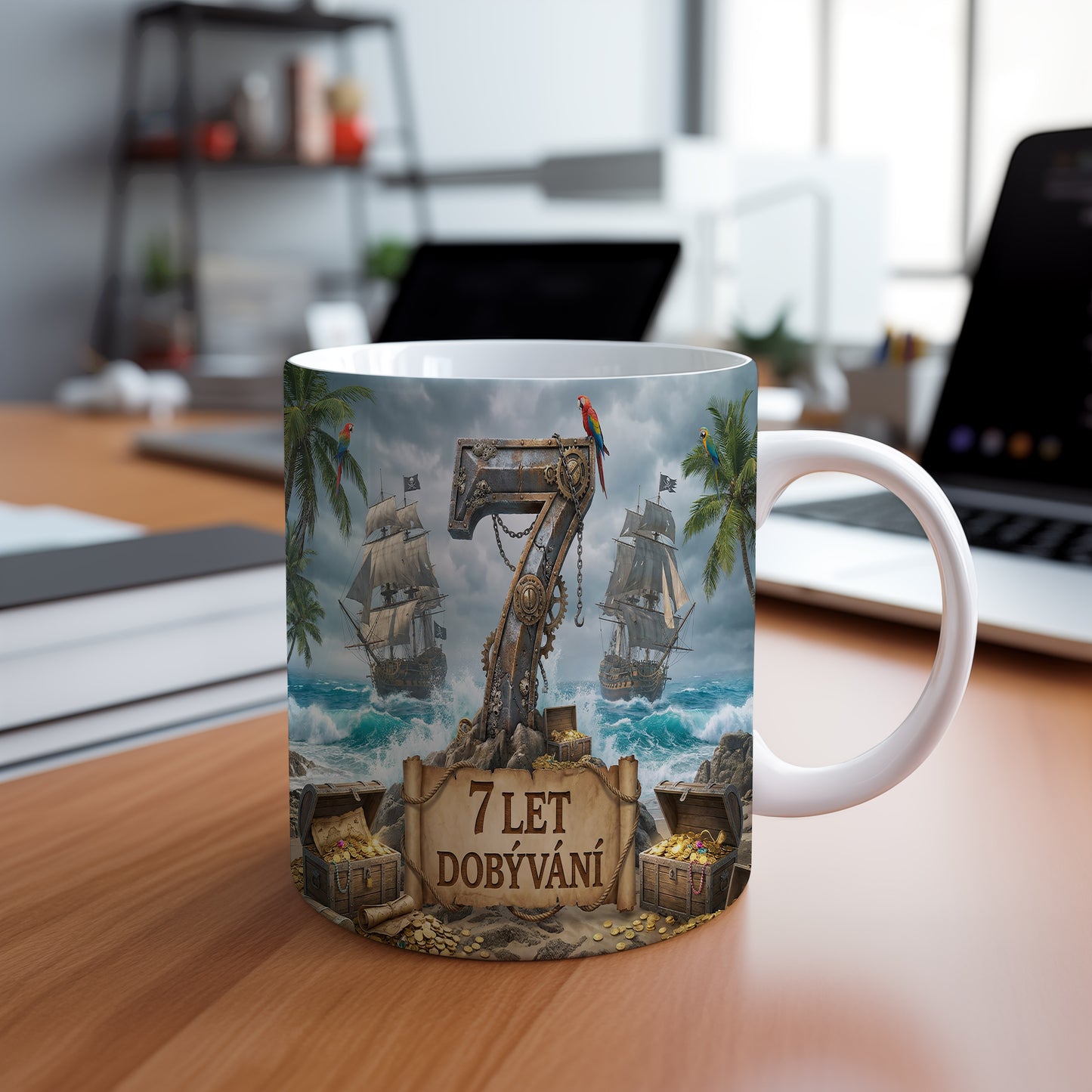Narozeninový hrnek 7 let – LET DOBÝVÁNÍ