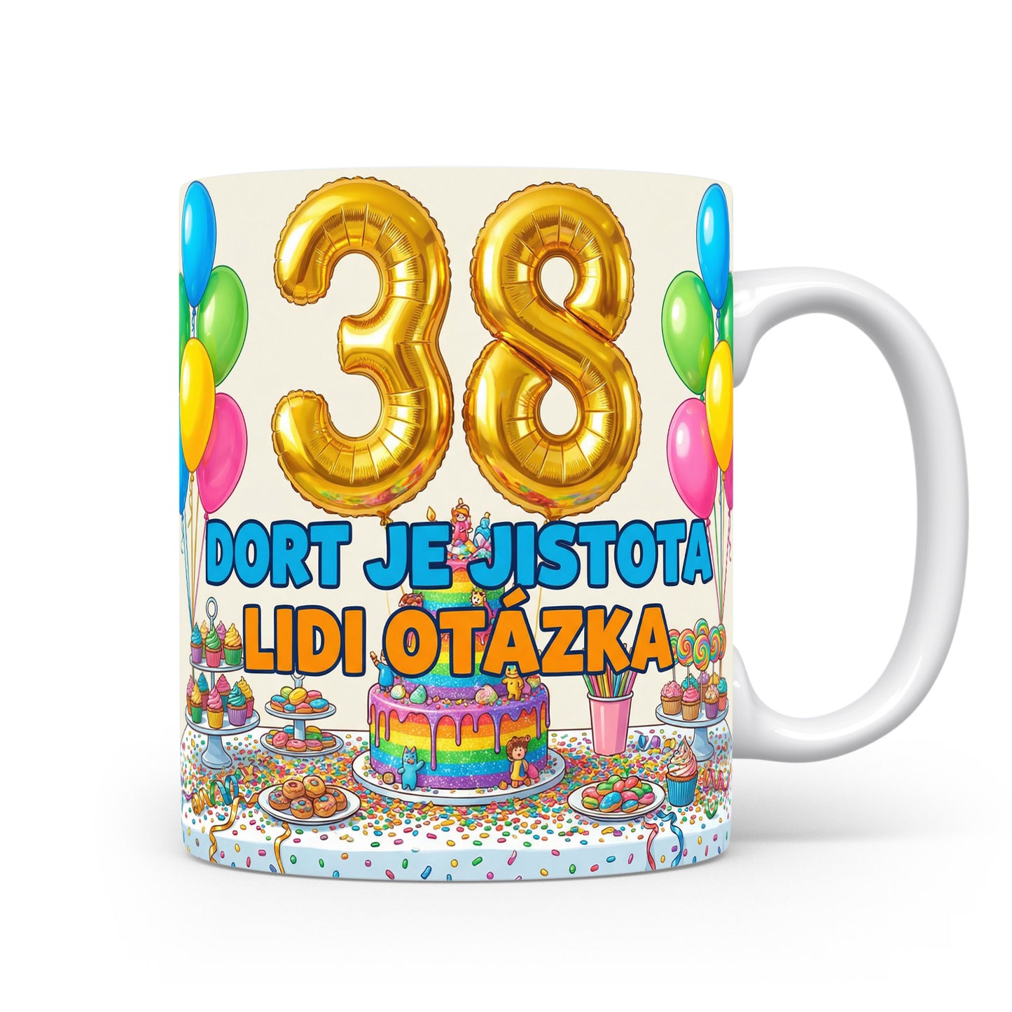 Narozeninový hrnek s číslem 38