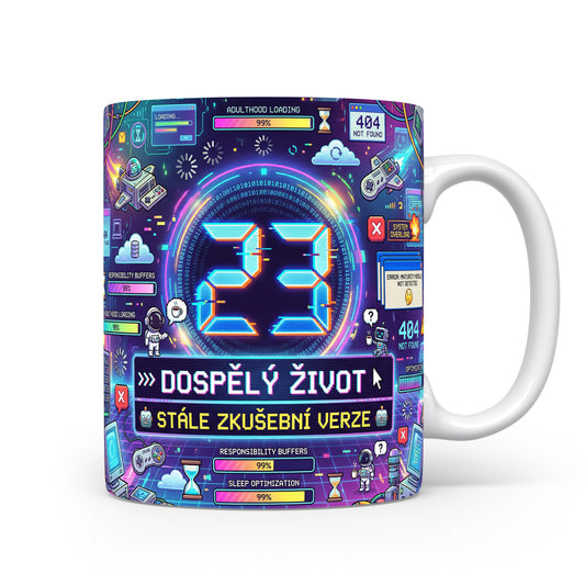 Narozeninový hrnek s číslem 23