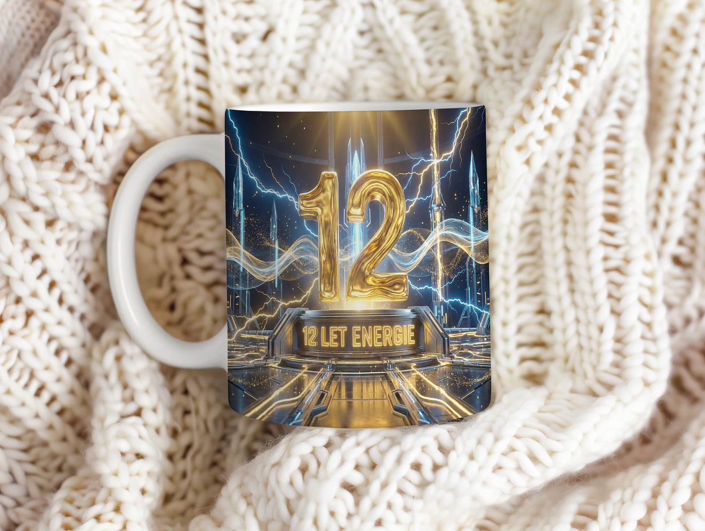 Narozeninový hrnek 12 let – 12 LET ENERGIE