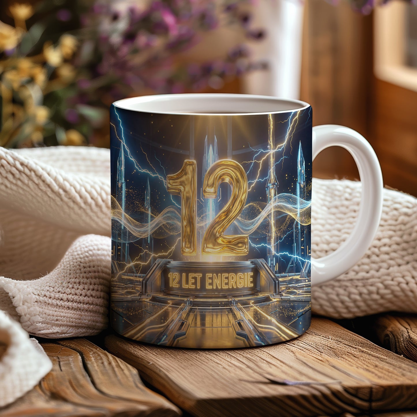 Narozeninový hrnek 12 let – 12 LET ENERGIE