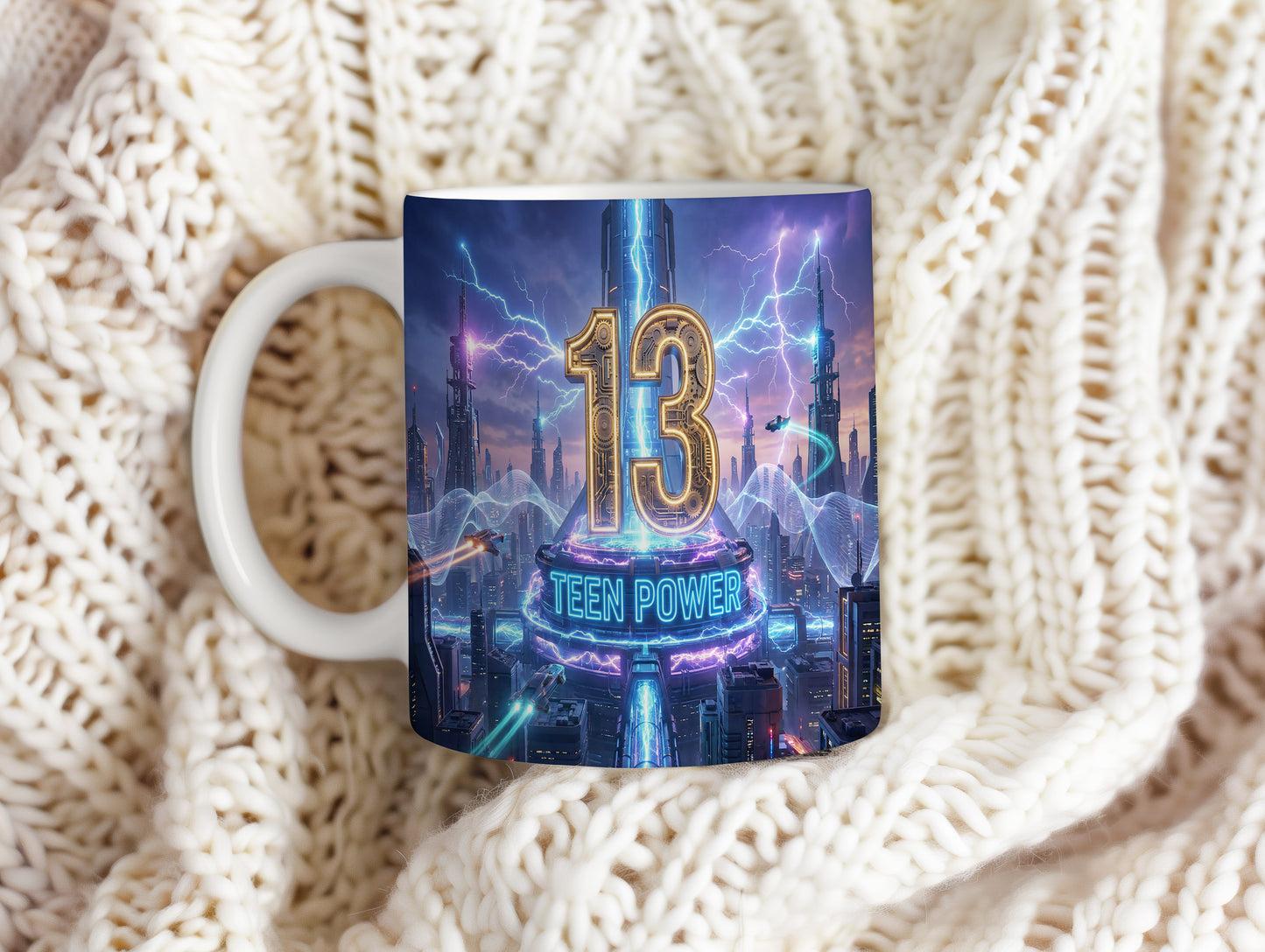 Narozeninový hrnek 13 let – TEEN POWER