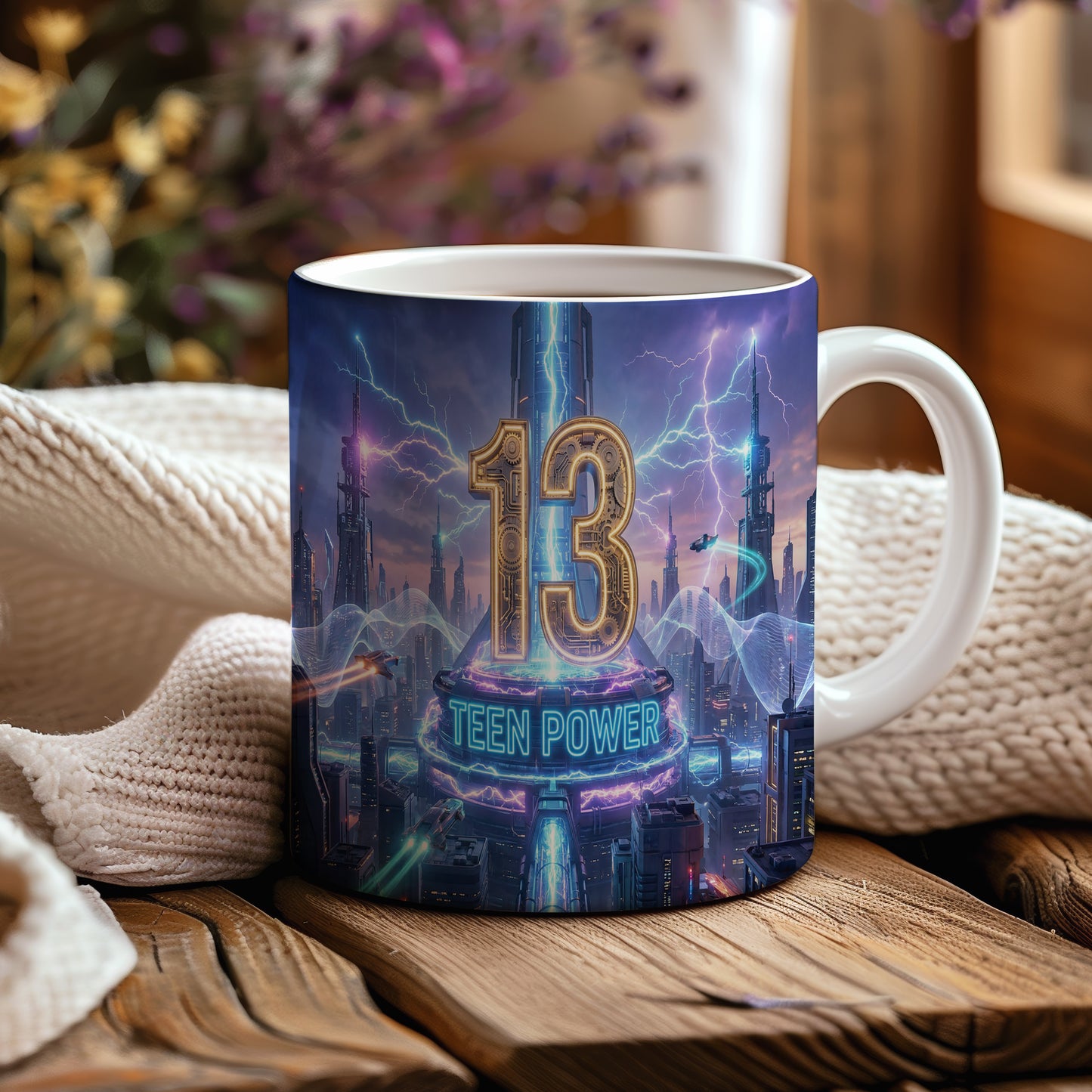 Narozeninový hrnek 13 let – TEEN POWER