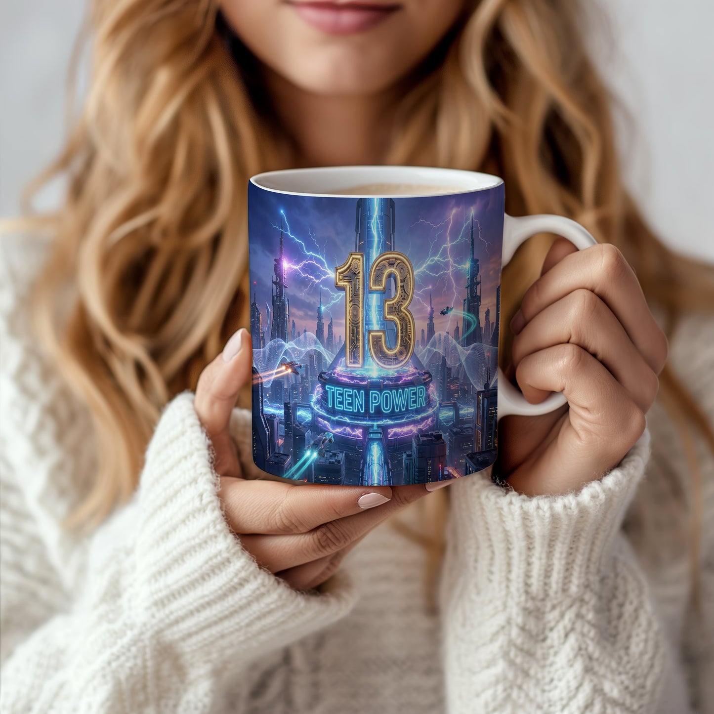 Narozeninový hrnek 13 let – TEEN POWER
