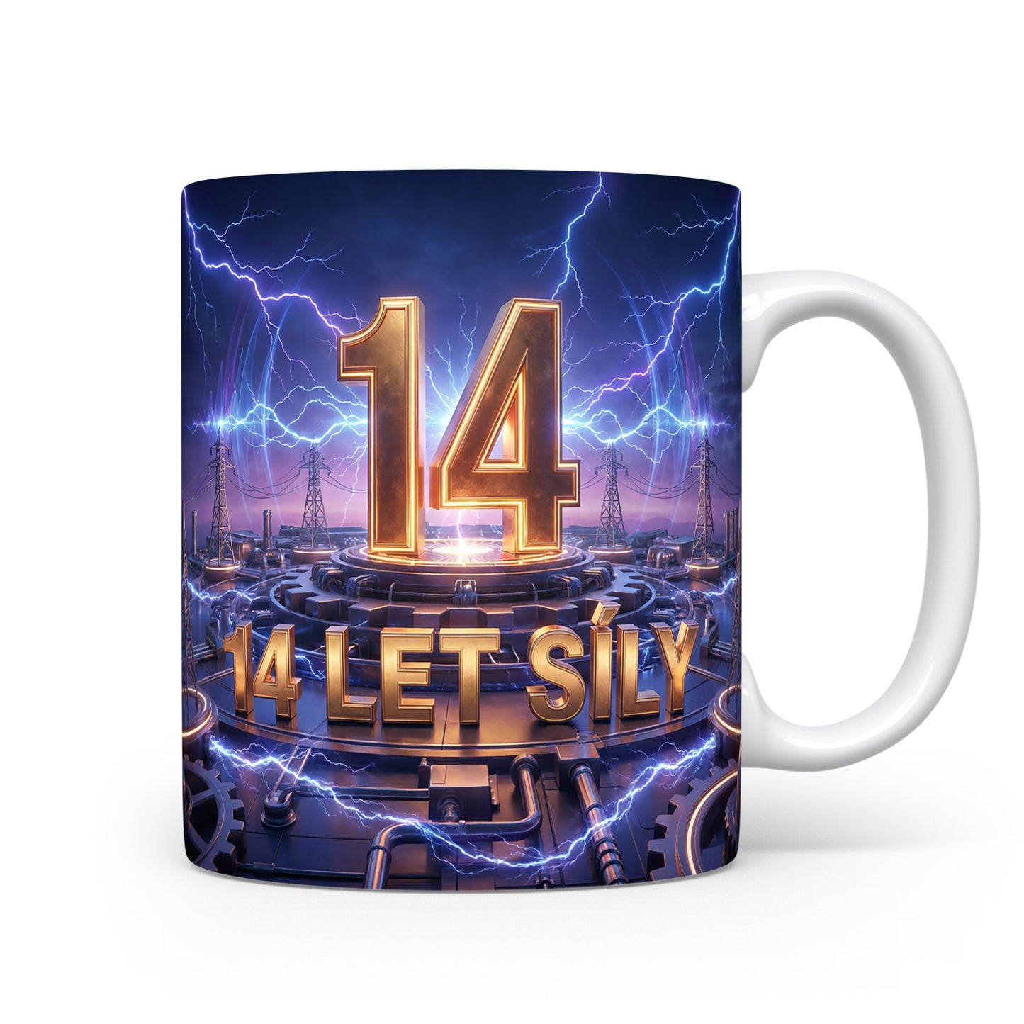 Hrnček s nápisem 14 LET SÍLY