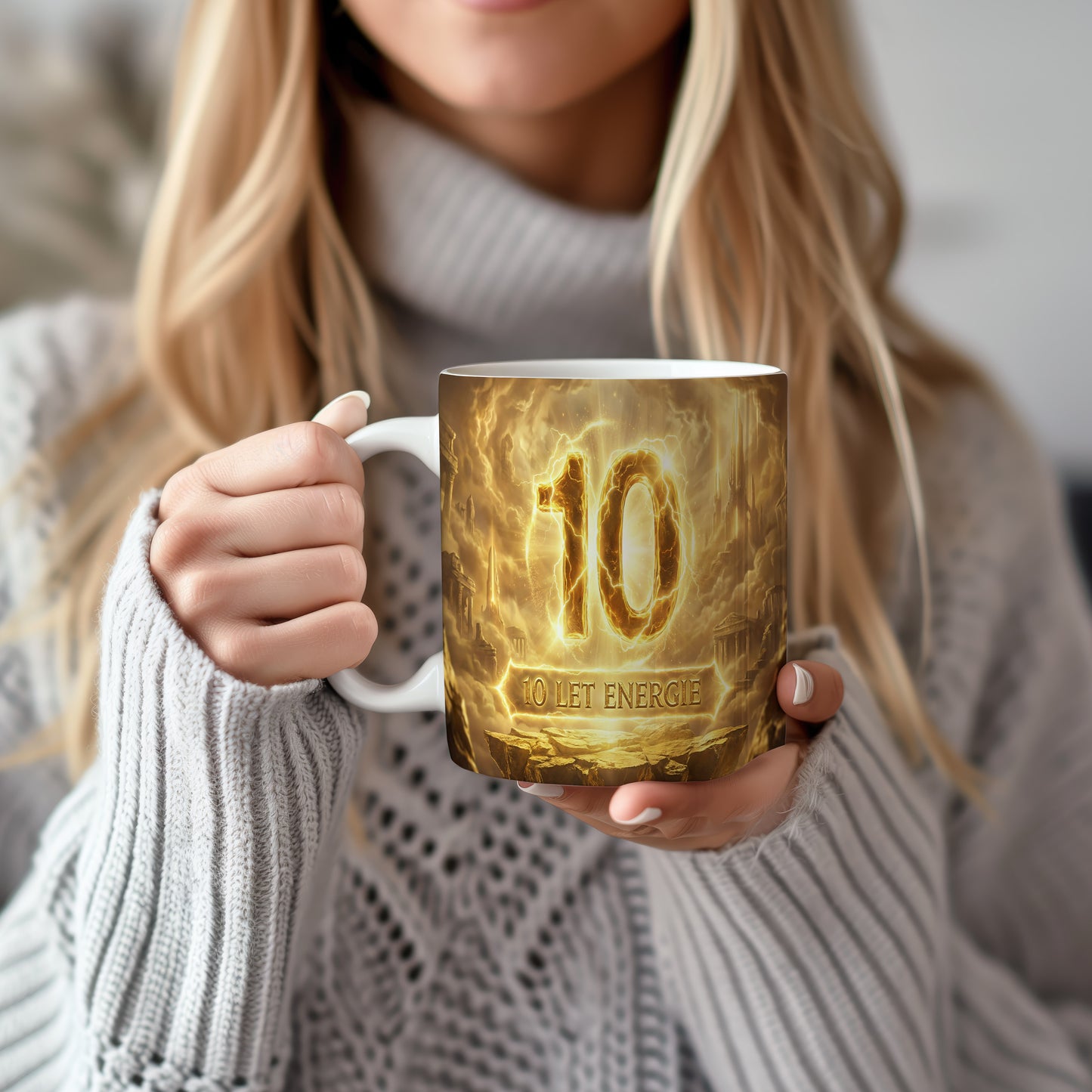 Narozeninový hrnek 10 let – 10 LET ENERGIE