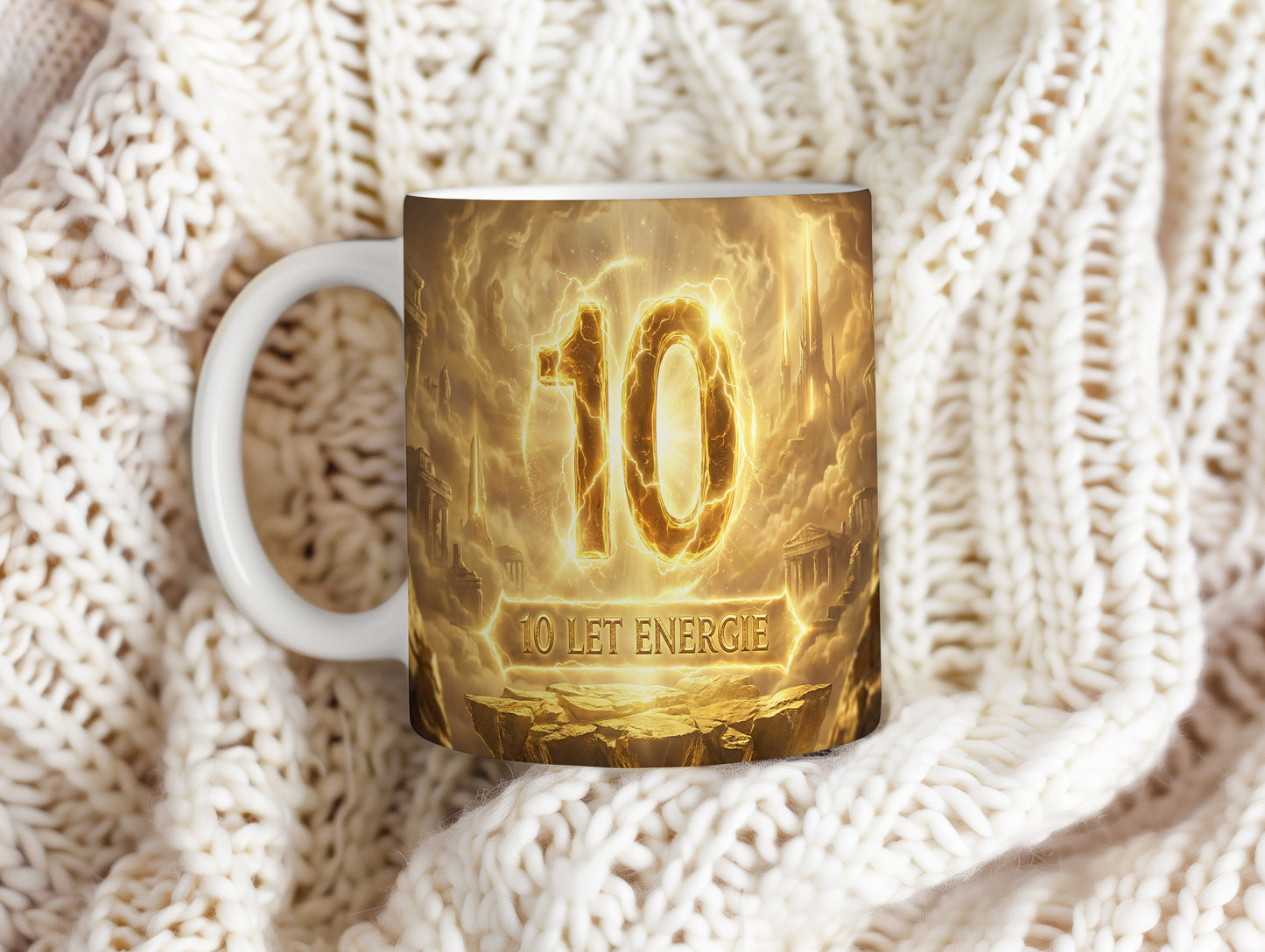 Narozeninový hrnek 10 let – 10 LET ENERGIE