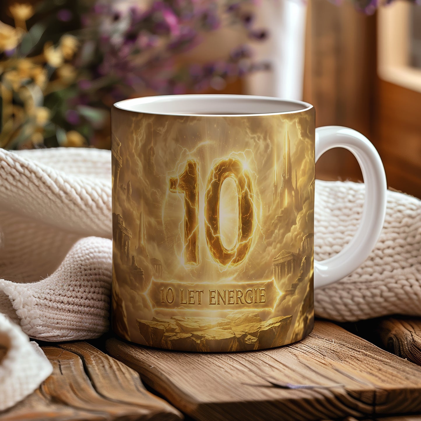 Narozeninový hrnek 10 let – 10 LET ENERGIE