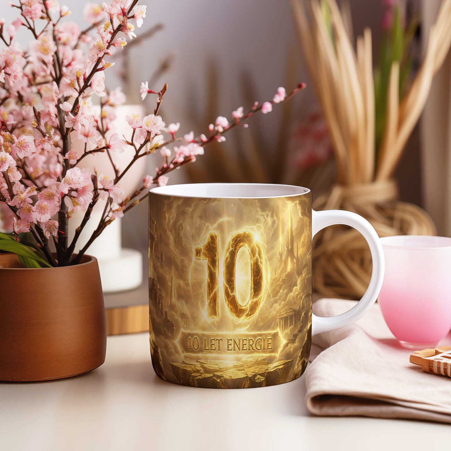Narozeninový hrnek 10 let – 10 LET ENERGIE