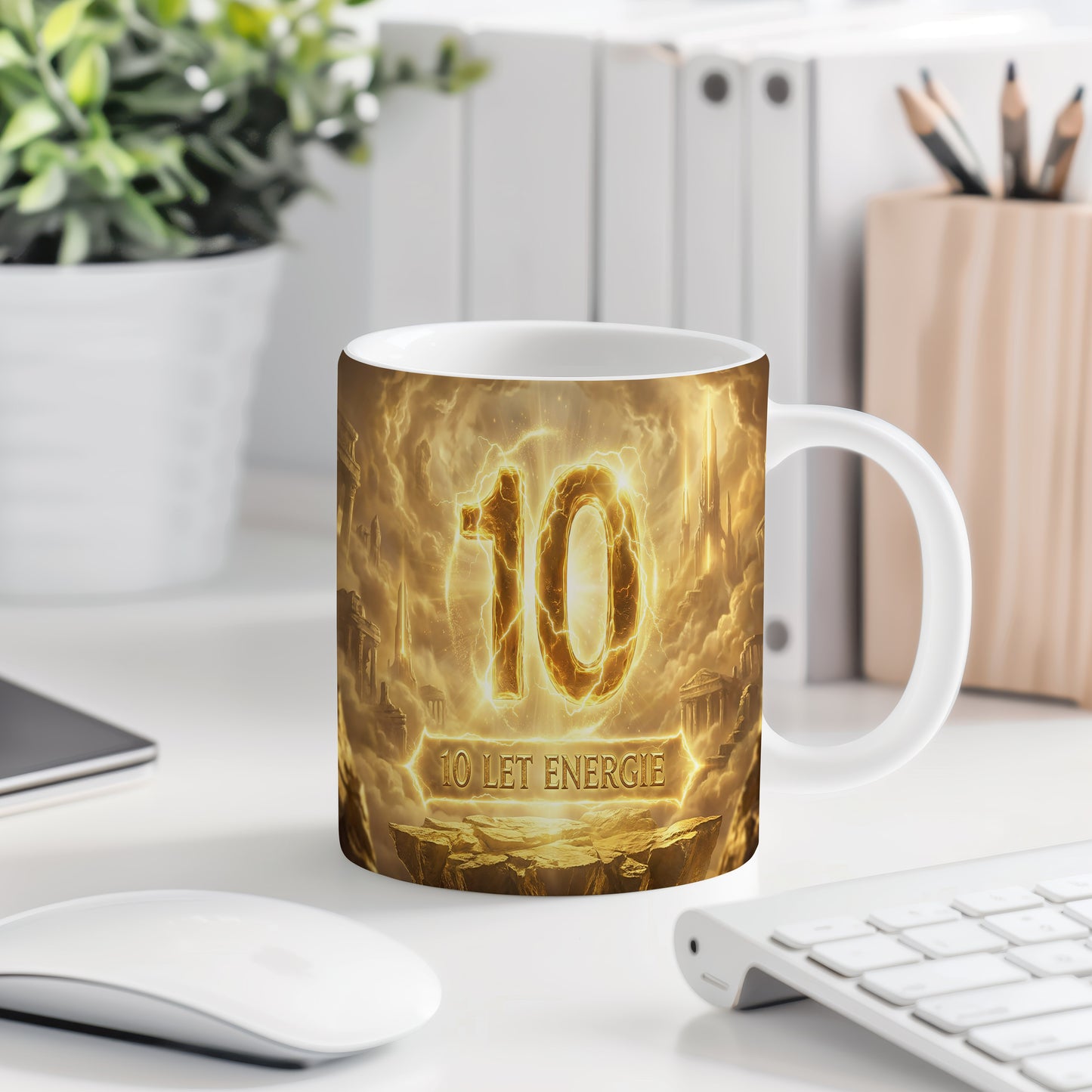 Narozeninový hrnek 10 let – 10 LET ENERGIE