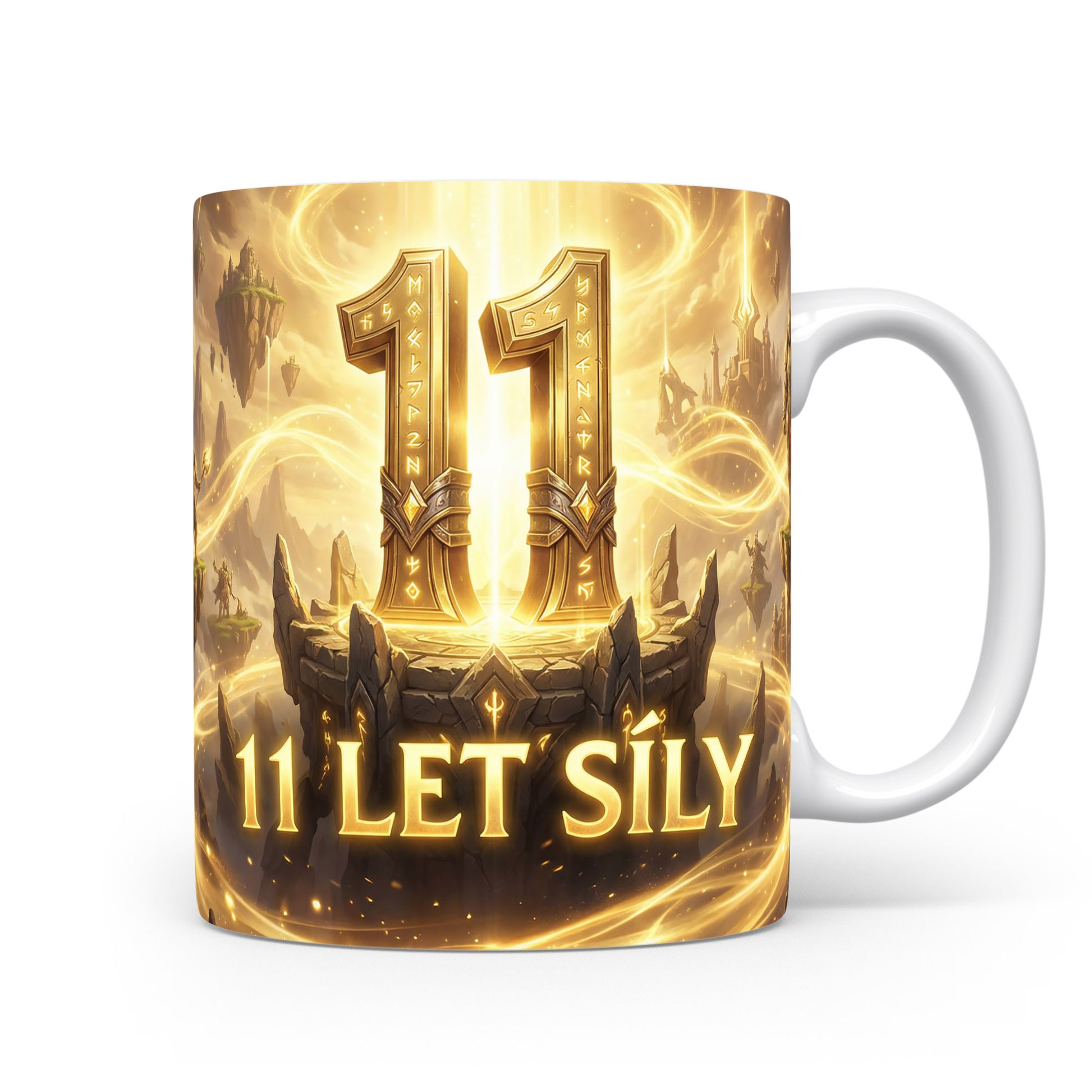 Hrnček s nápisem 11 LET SÍLY