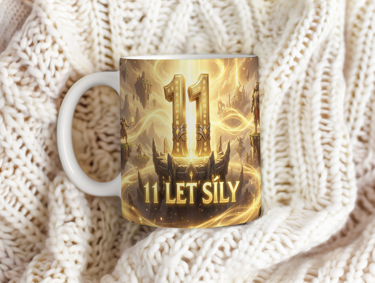 Narozeninový hrnek 11 let – 11 LET SÍLY