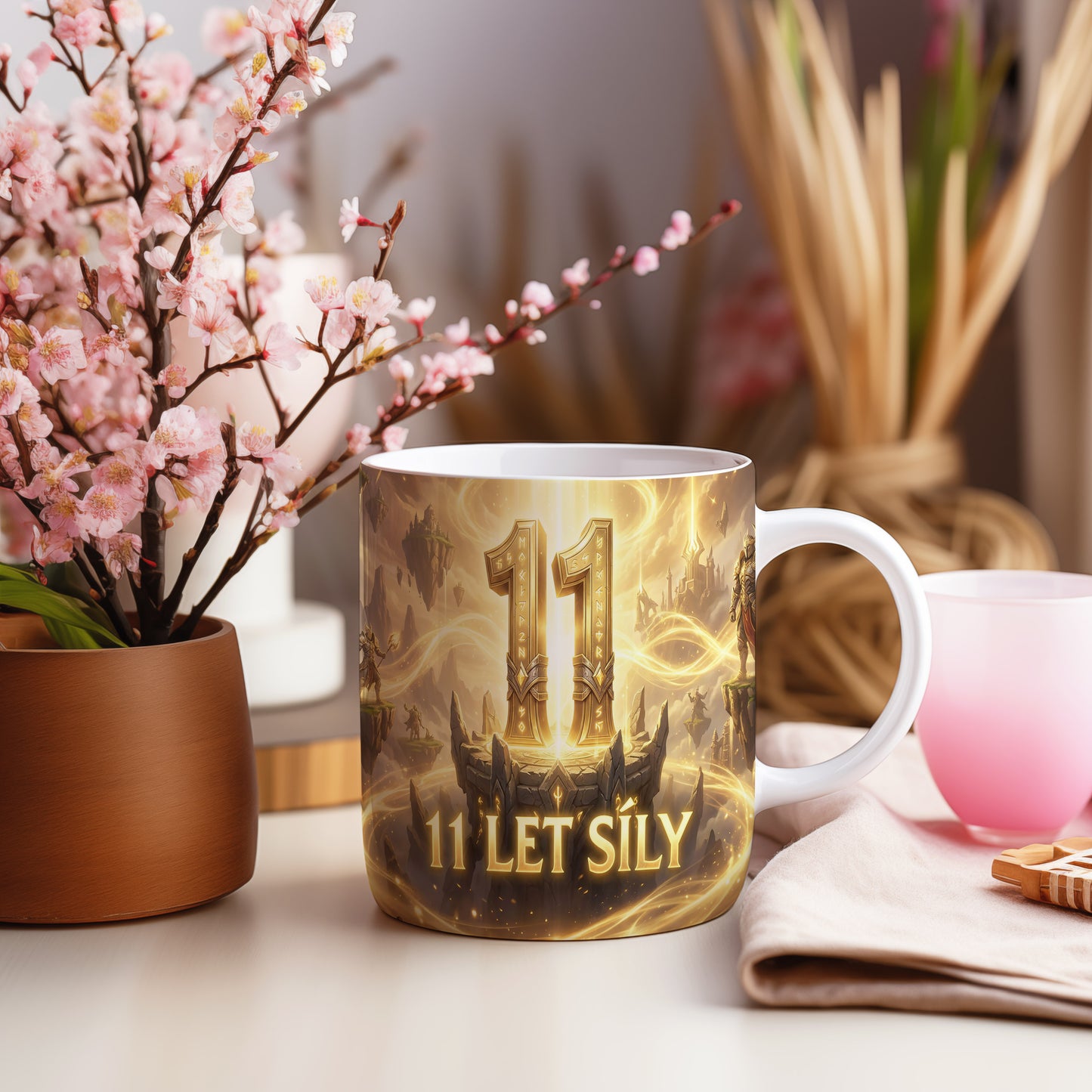 Narozeninový hrnek 11 let – 11 LET SÍLY